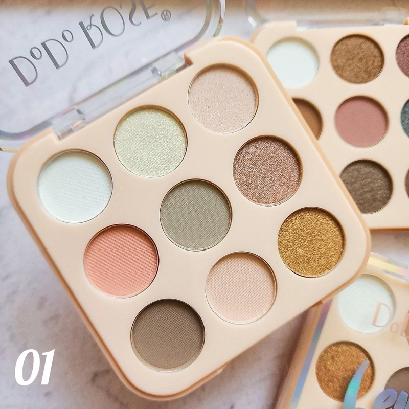 پالت سایه 9رنگ همه کاره اورجینال DoDO roze کد TG-661