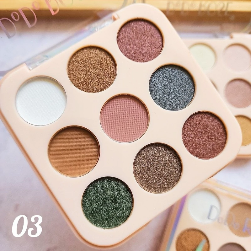 پالت سایه 9رنگ همه کاره اورجینال DoDO roze کد TG-661