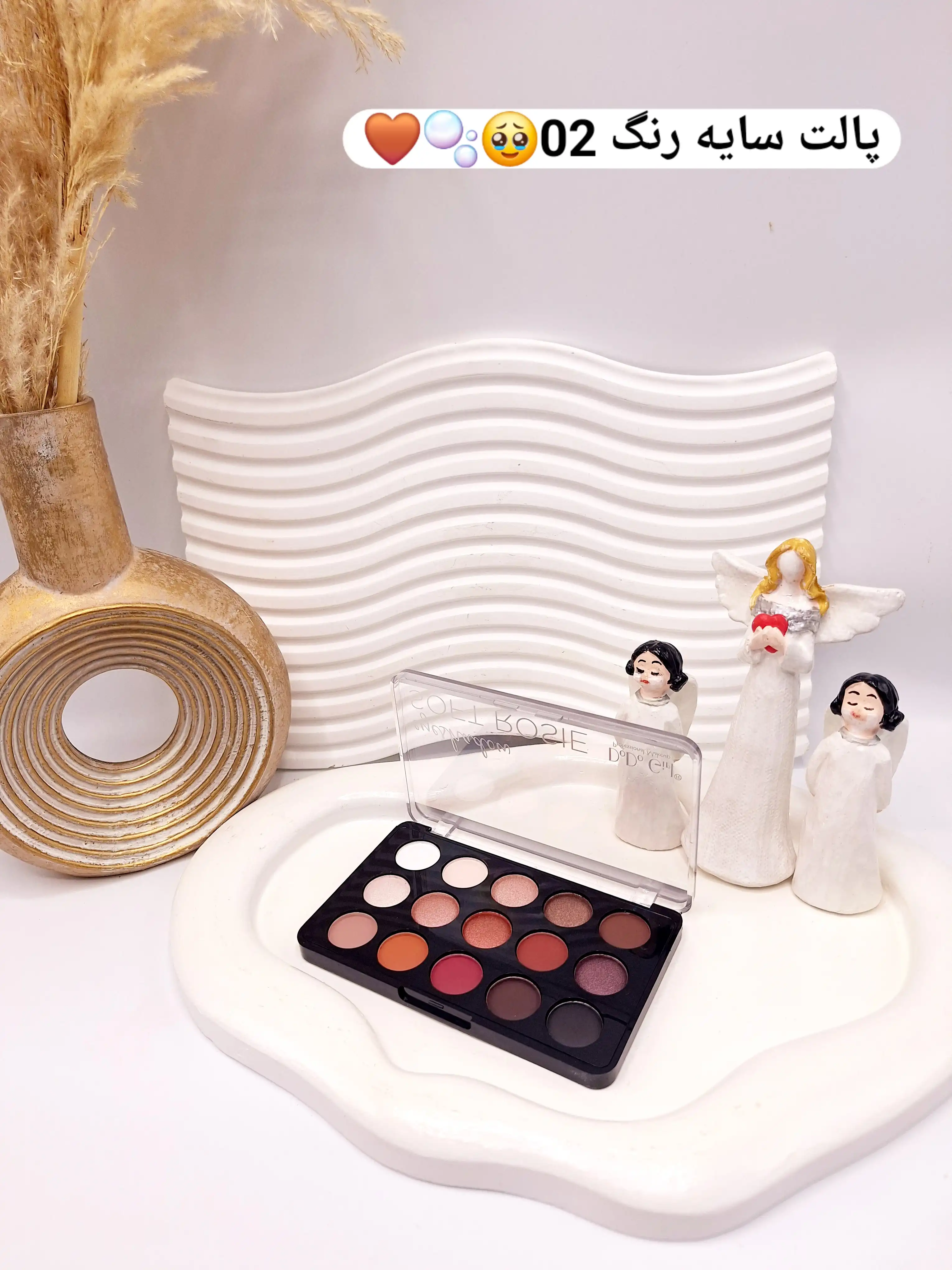 پالت سایه برند soft Rosie 15رنگ جذاب کد 3085