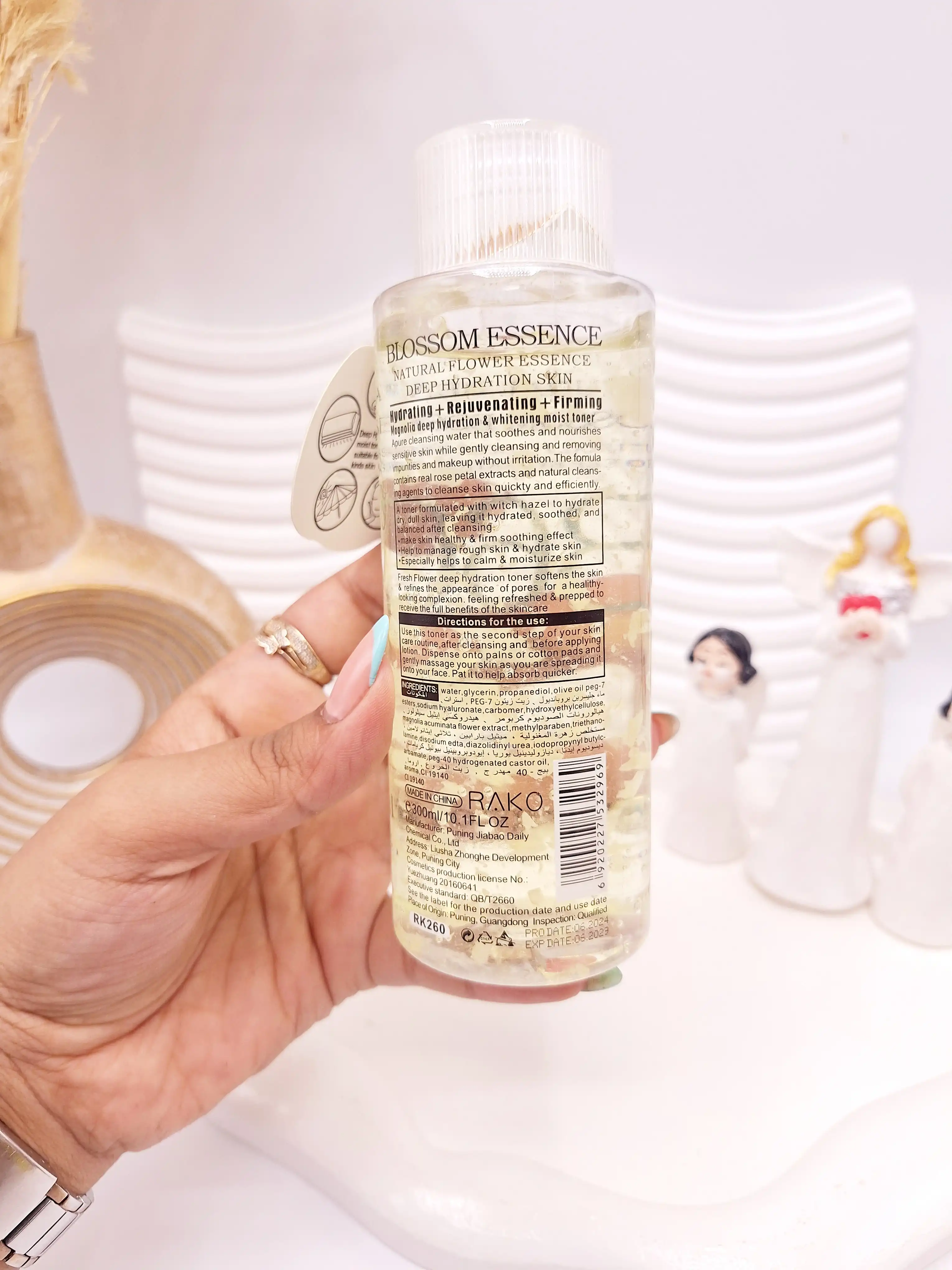 تونر پاک کننده و آبرسان قوی برند RAKO کد 2952