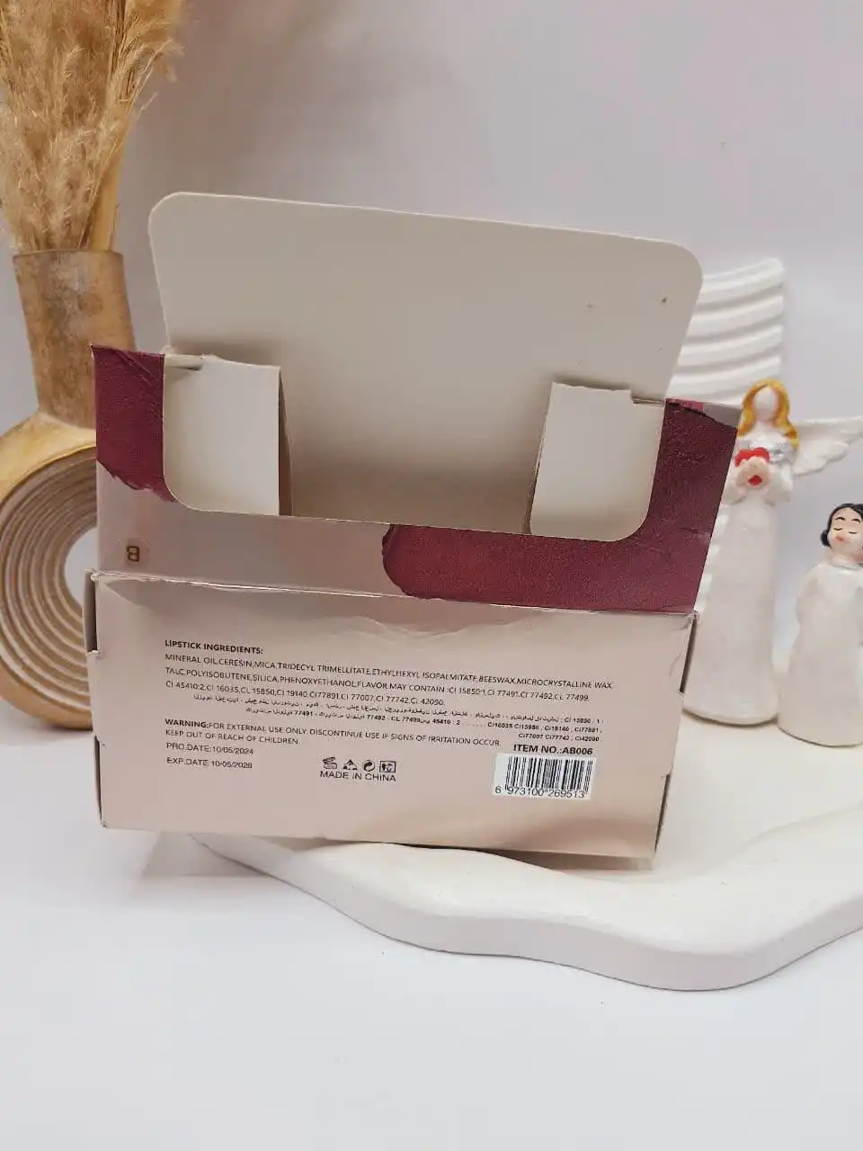 رژ 6 تایی مات مخملی برند Aozy کد 006