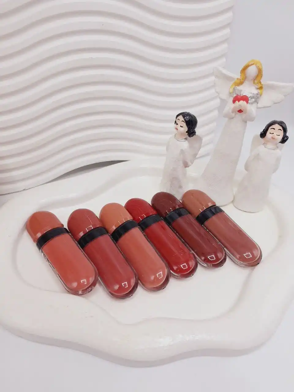 پک رژ مایع 6 تایی برند QEARLYA مات و زیبا کد NO:QE7132-F