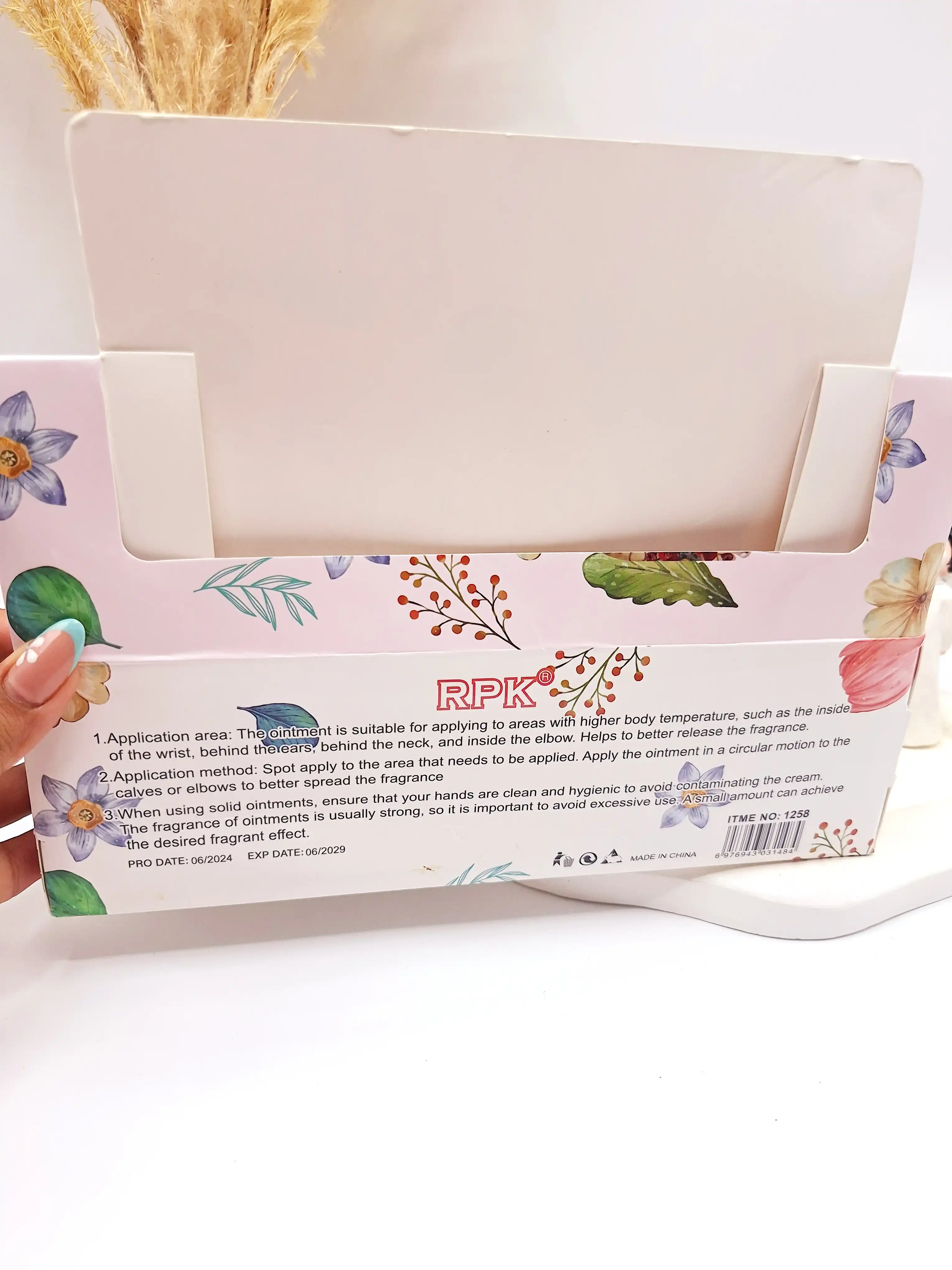 عطر ادکلنی فانتزی مدل جیبی خوشبو برند RPK کد 1258