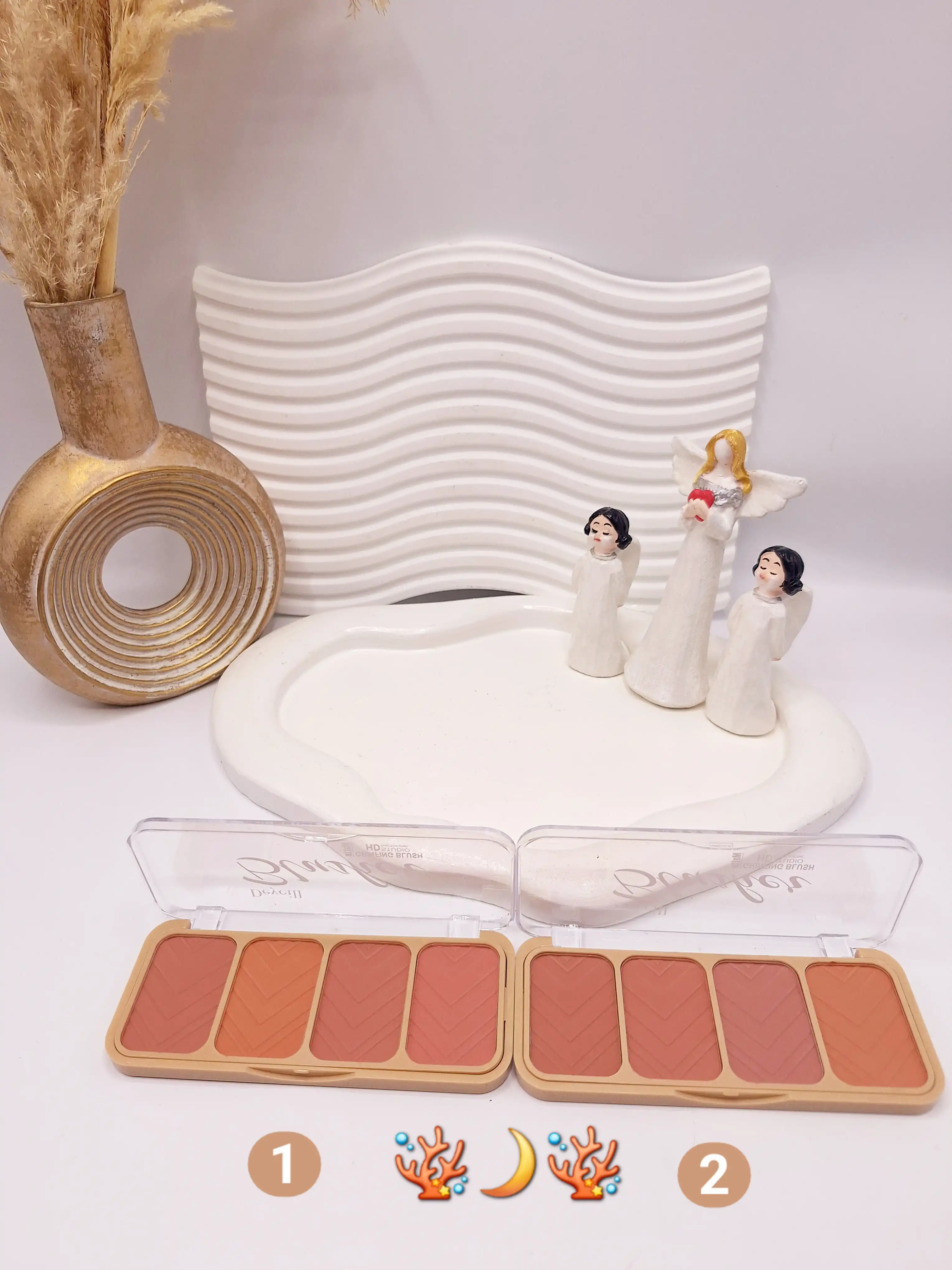 پالت رژ گونه 4 تایی برند دی سل کد 22170