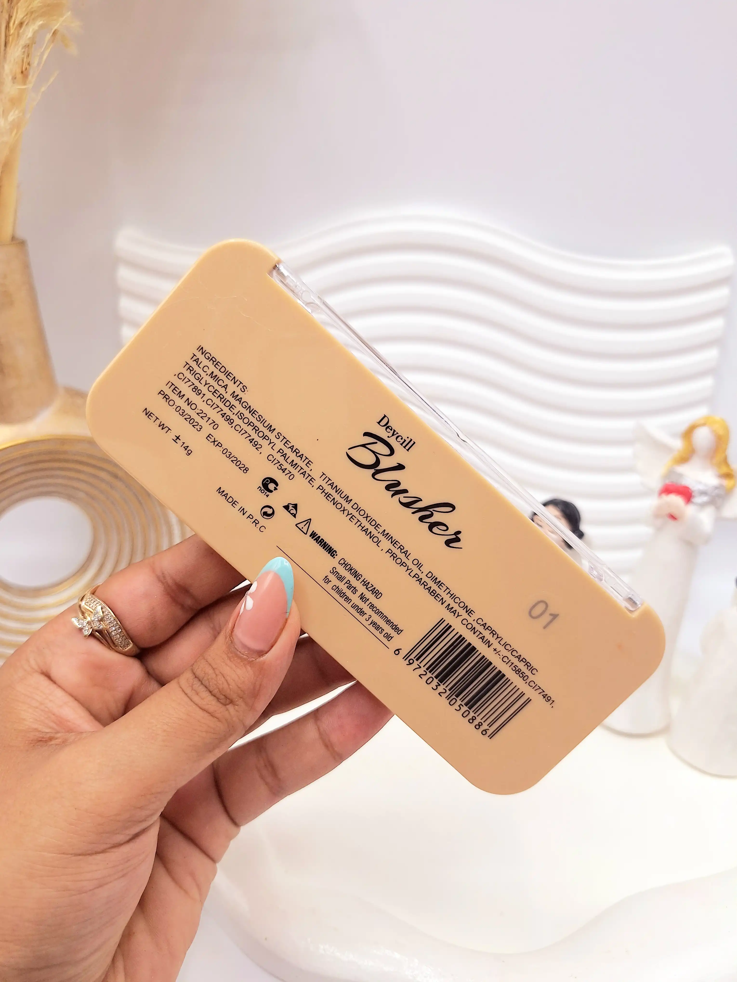 پالت رژ گونه 4 تایی برند دی سل کد 22170