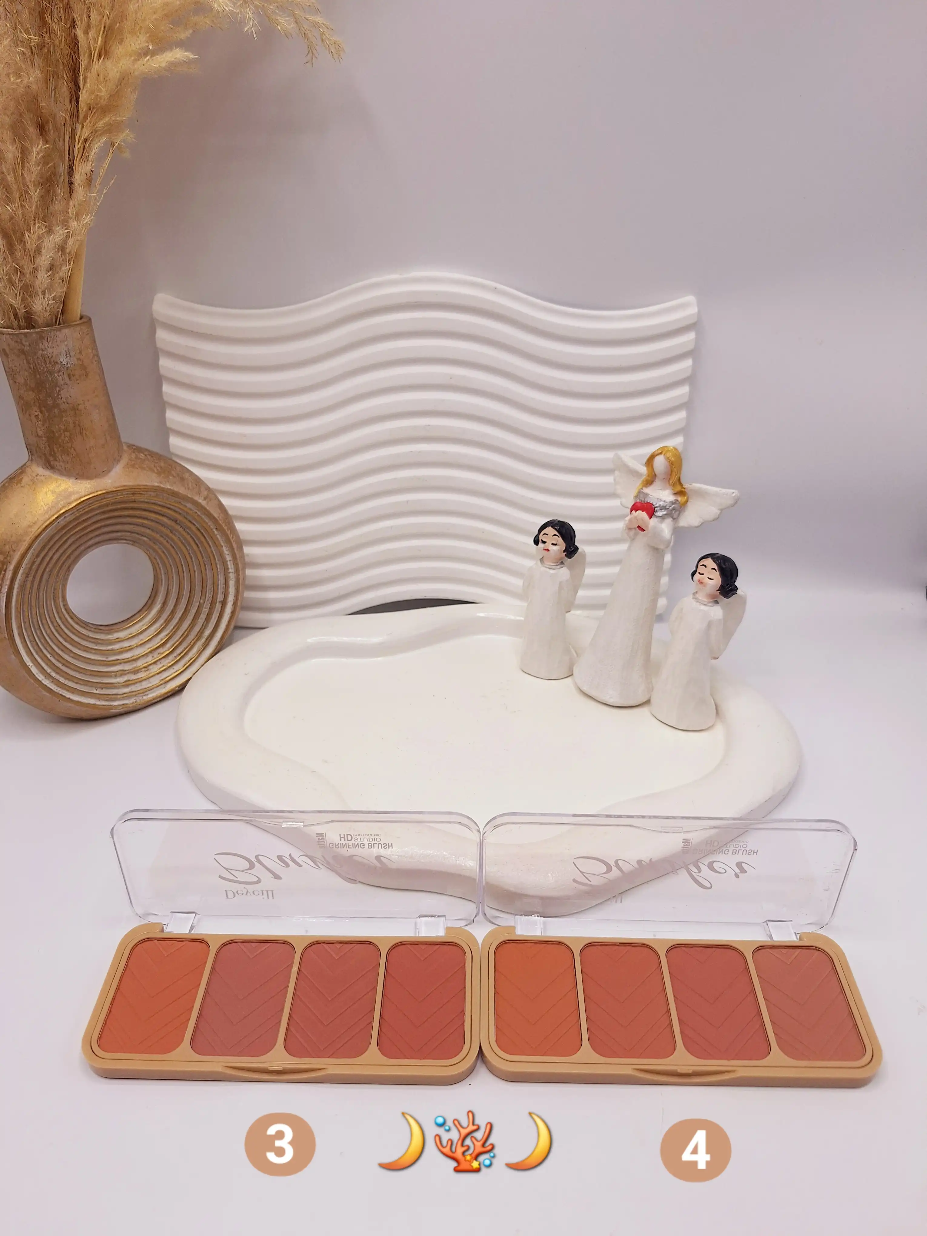 پالت رژ گونه 4 تایی برند دی سل کد 22170