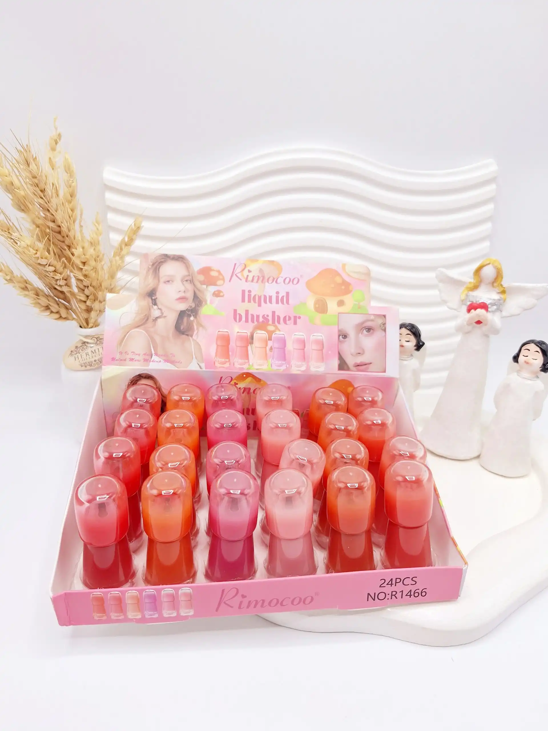 لیپ گلاس شیشه ای مدل کپسولی برند Rimocoo کد R1466