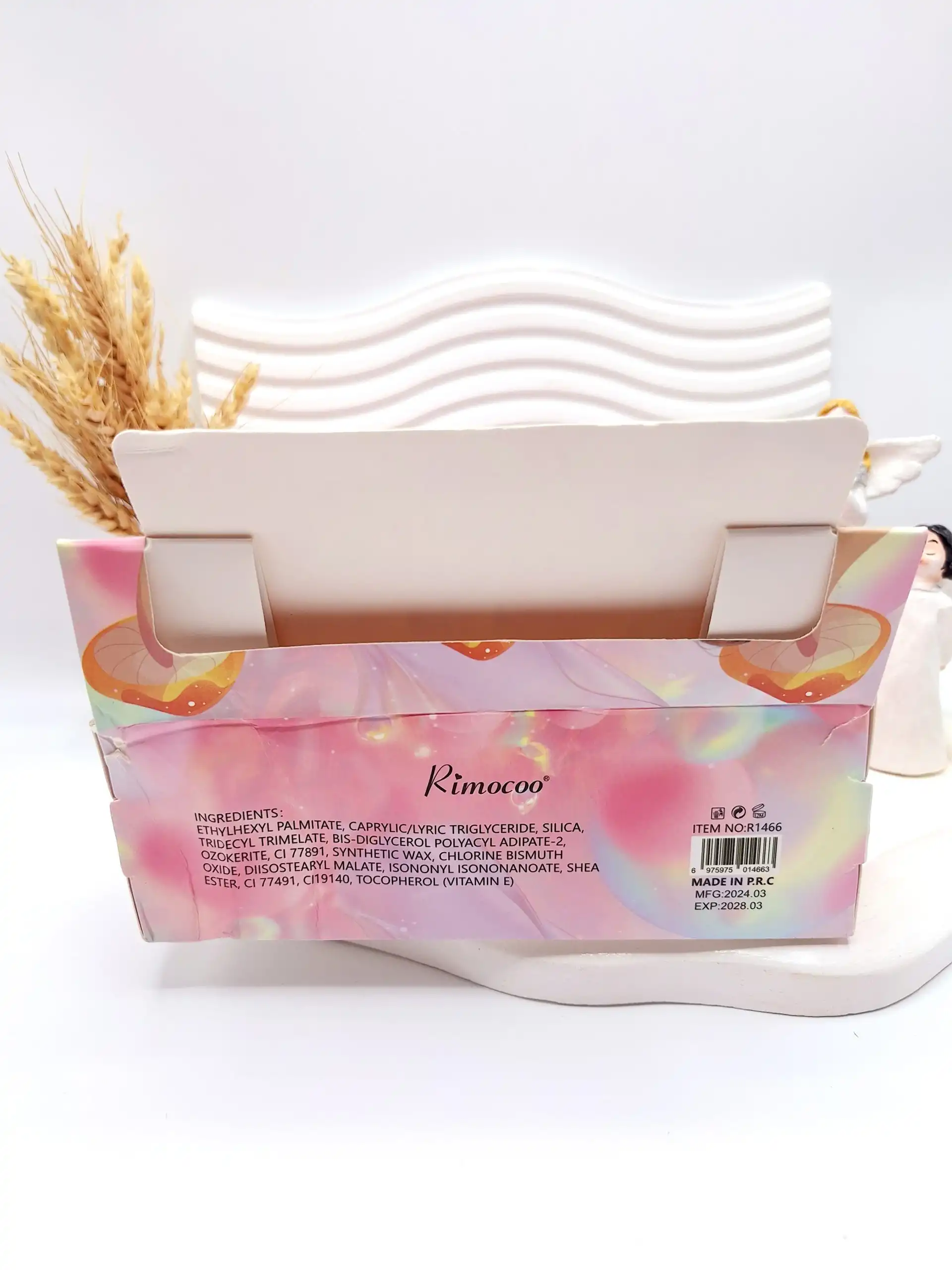 لیپ گلاس شیشه ای مدل کپسولی برند Rimocoo کد R1466