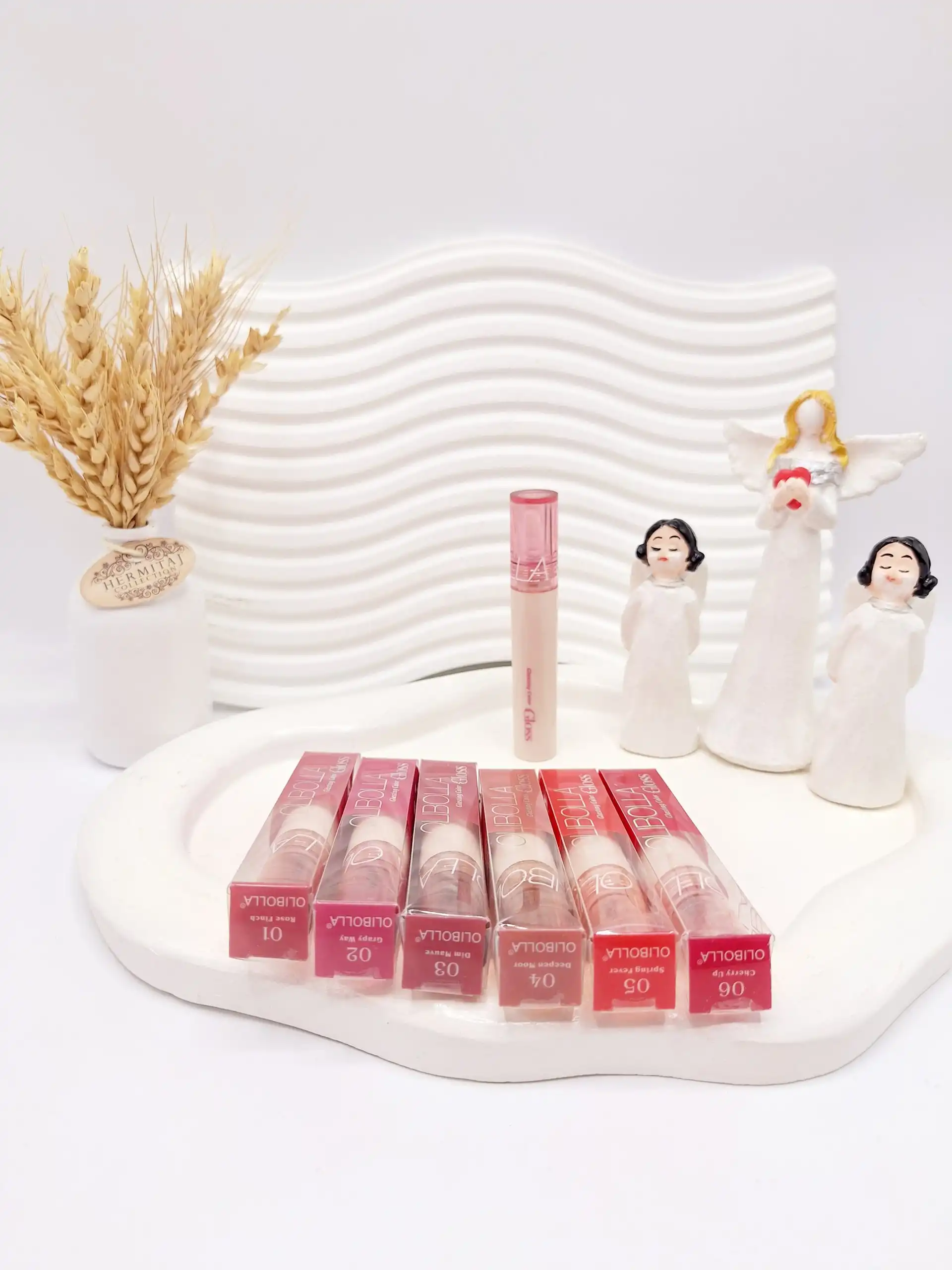 لیپ گلاس براق و شیشه ای ترند olibolla کد L207