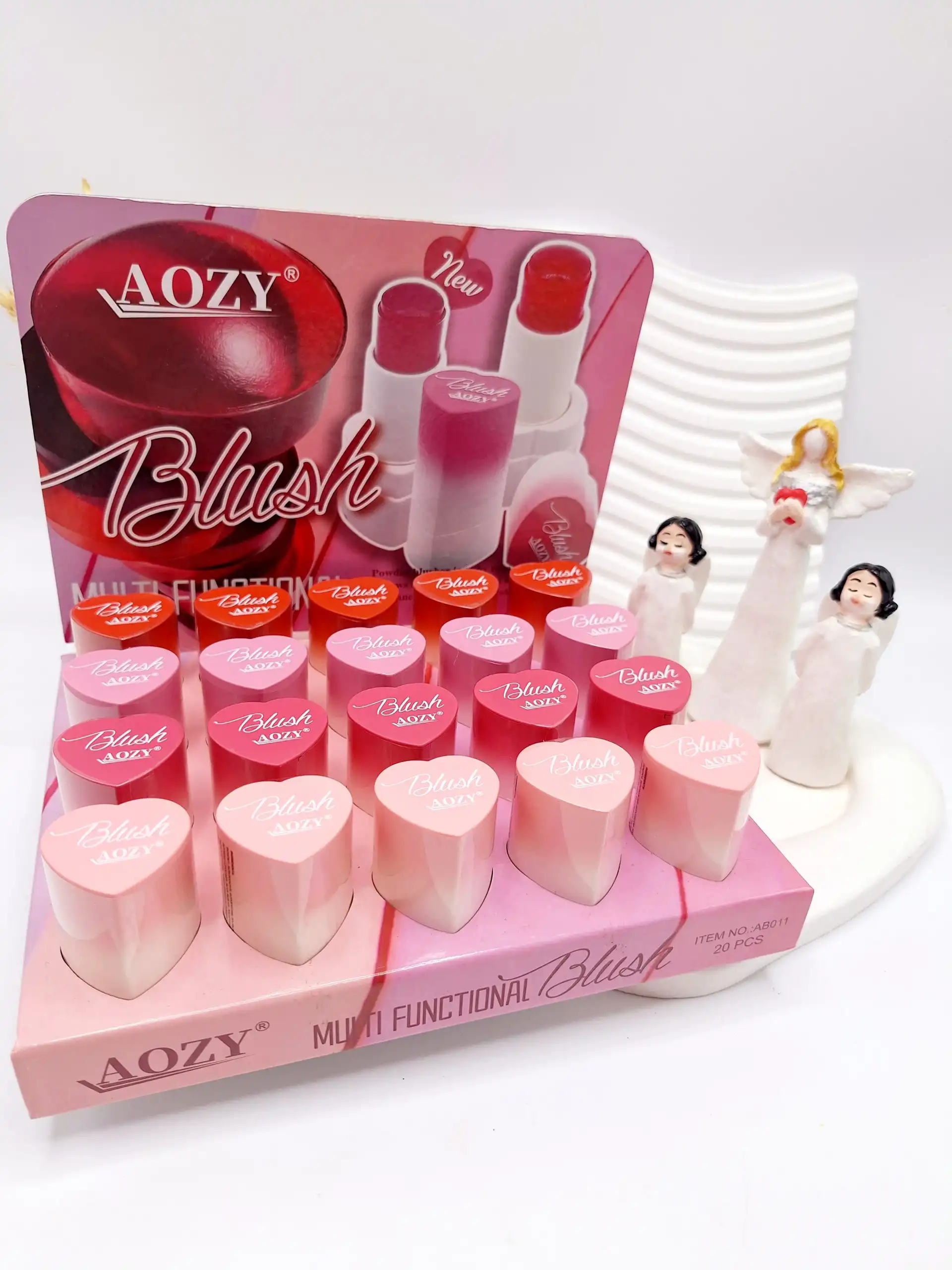 تینت لب ژله ای طرح قلب برند AOZY کد AB011