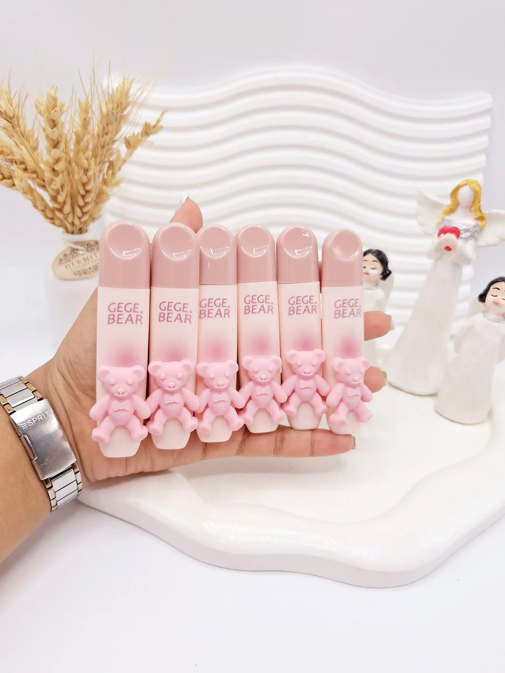 رژ مایع خرسی نود پوکه مخملی Gege bear کد9221( مدل جدید)