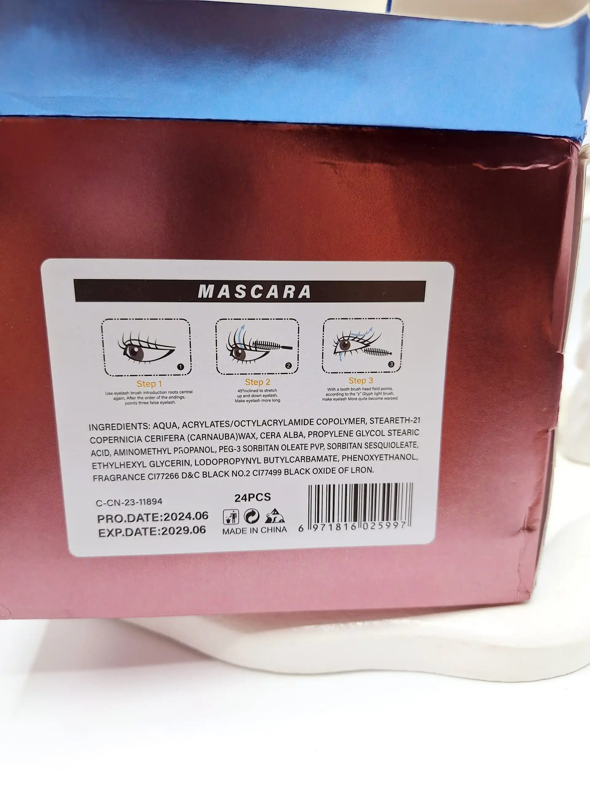 ژل لیفت ابرو ضد آب ماسکارا کد M2599