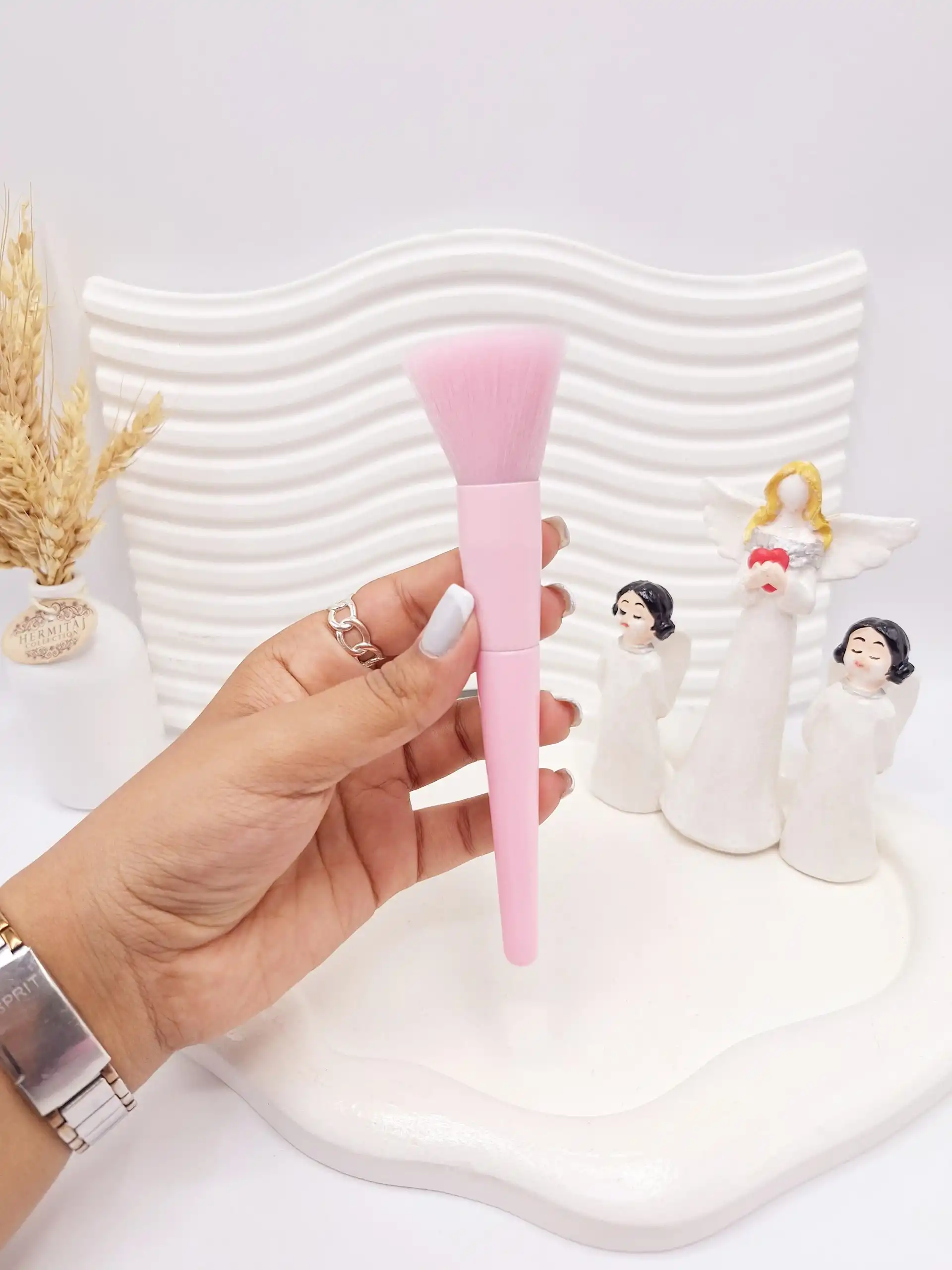 براش رژ گونه بابونه صورتی طلق دار کد 1272