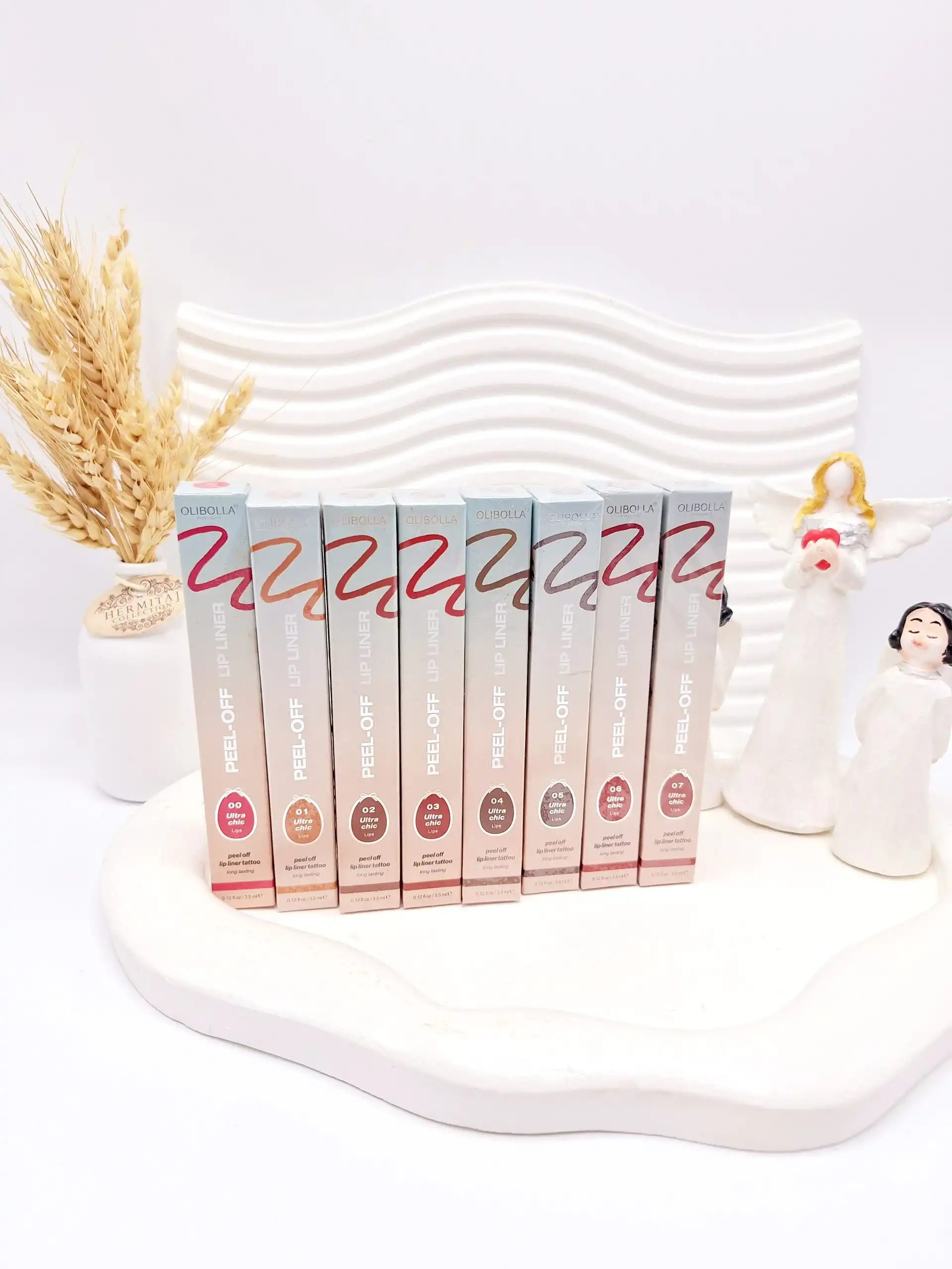 رژلب پیل آف ، خط لب پیلافی اولیبولا OLIBOLLA کد 2312