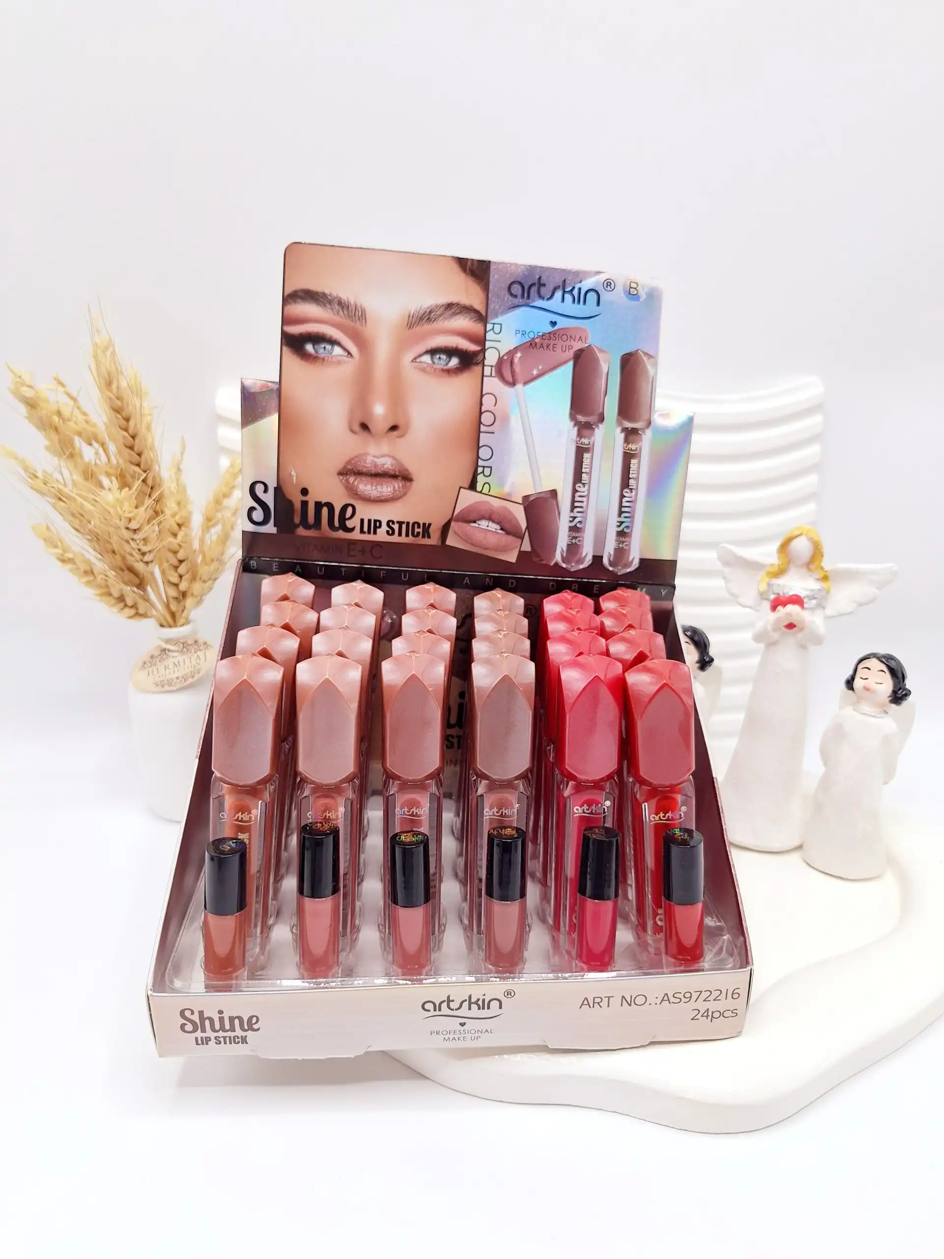 پک 6 تایی رژ مایع برند آرت اسکین کد 972216