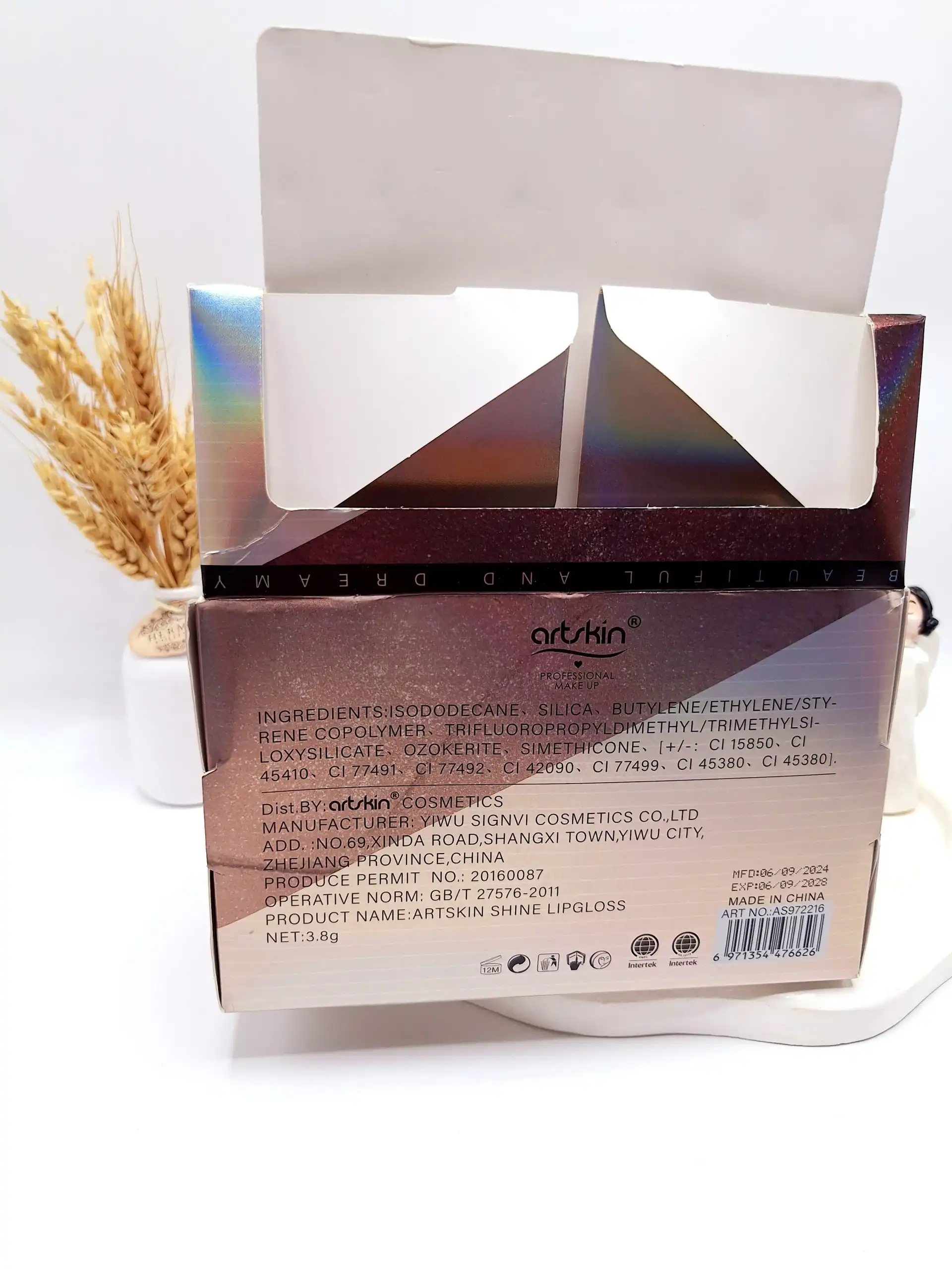 پک 6 تایی رژ مایع برند آرت اسکین کد 972216