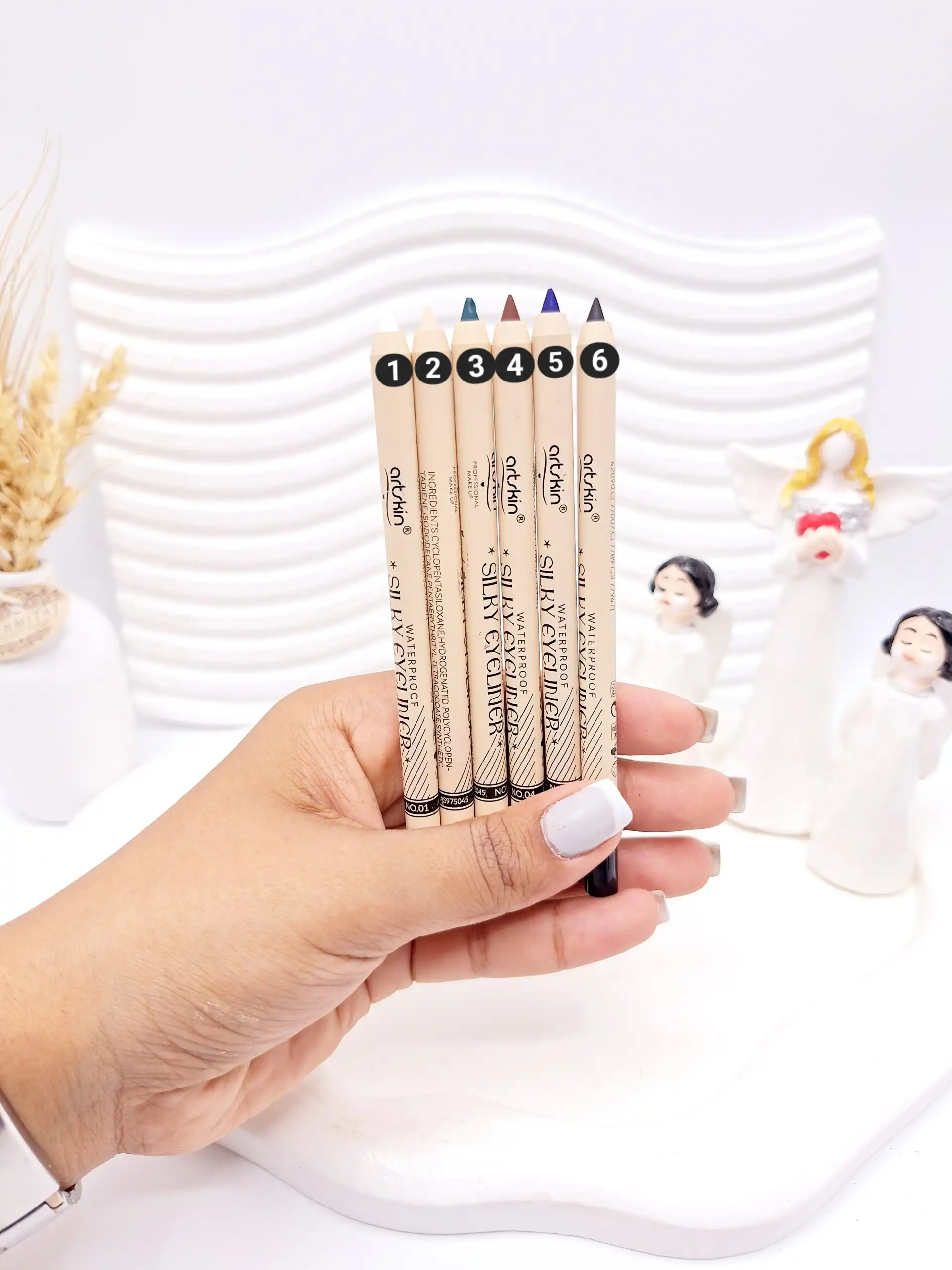 مداد شمعی رنگی چشم برند آرت اسکین کد 975045