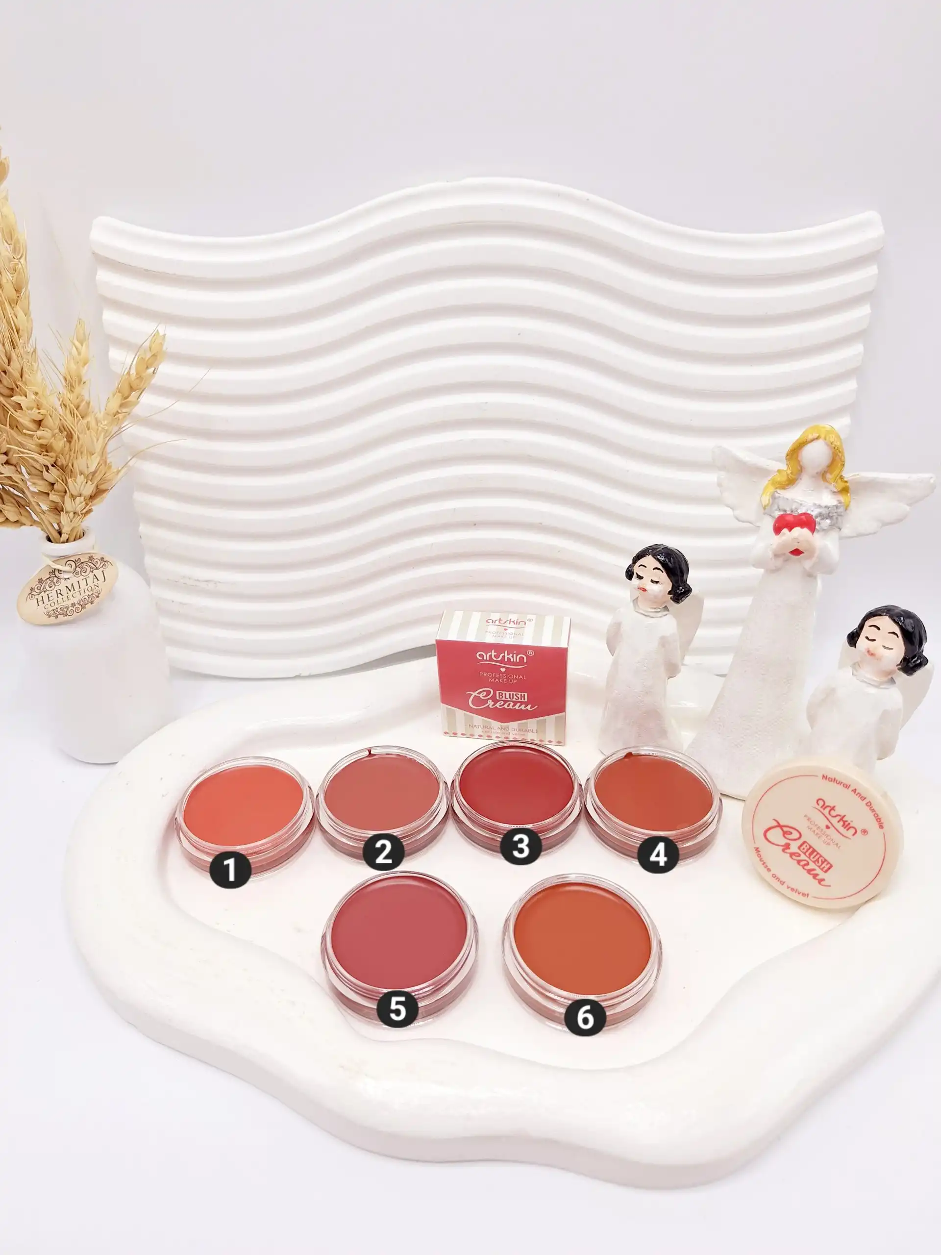 رژ گونه طبعیی و مخملی گرد آرت اسکین کد 976124