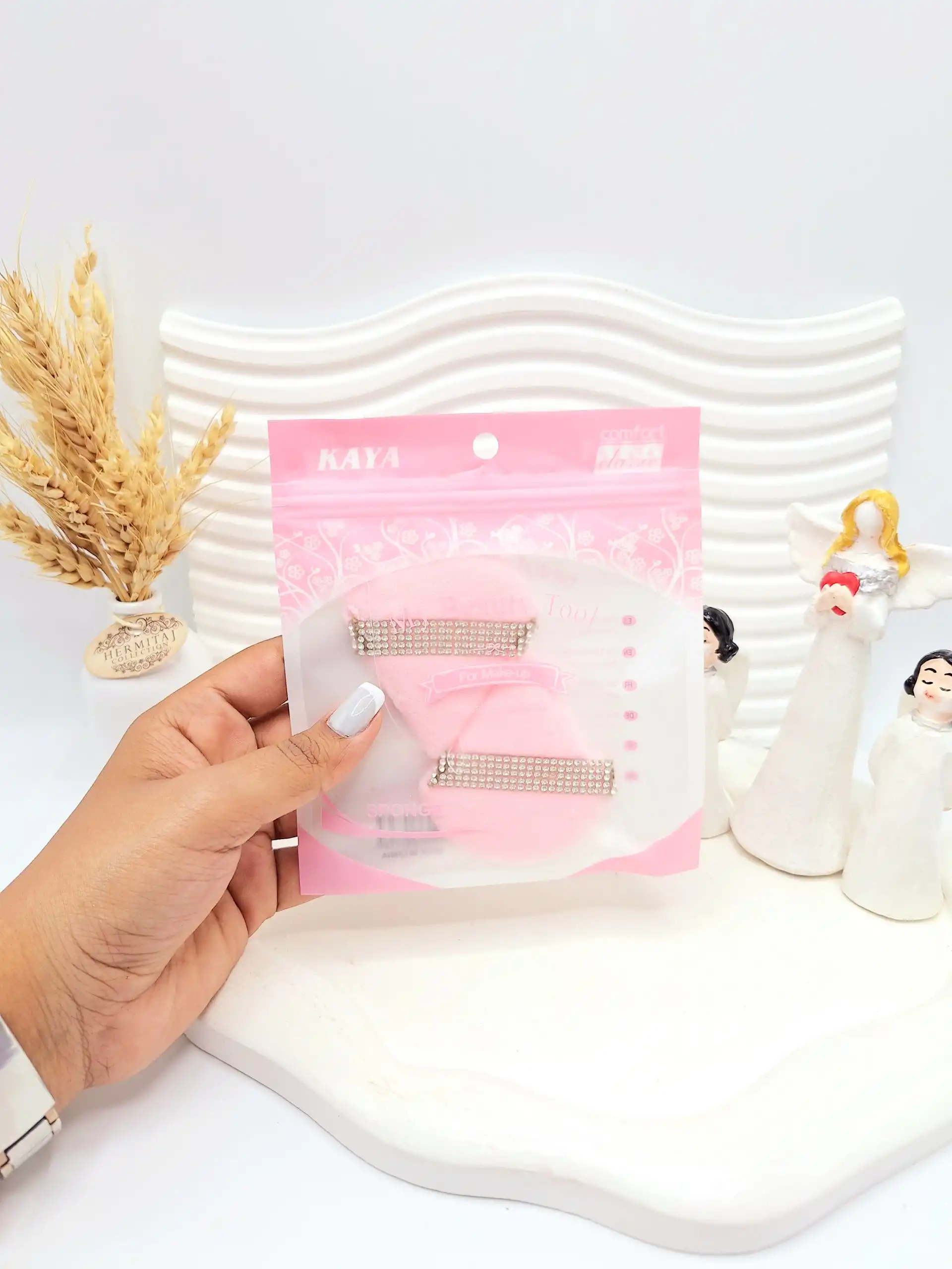 پد پنکک و پودر فیکس نگین دار KAYA کد 7135