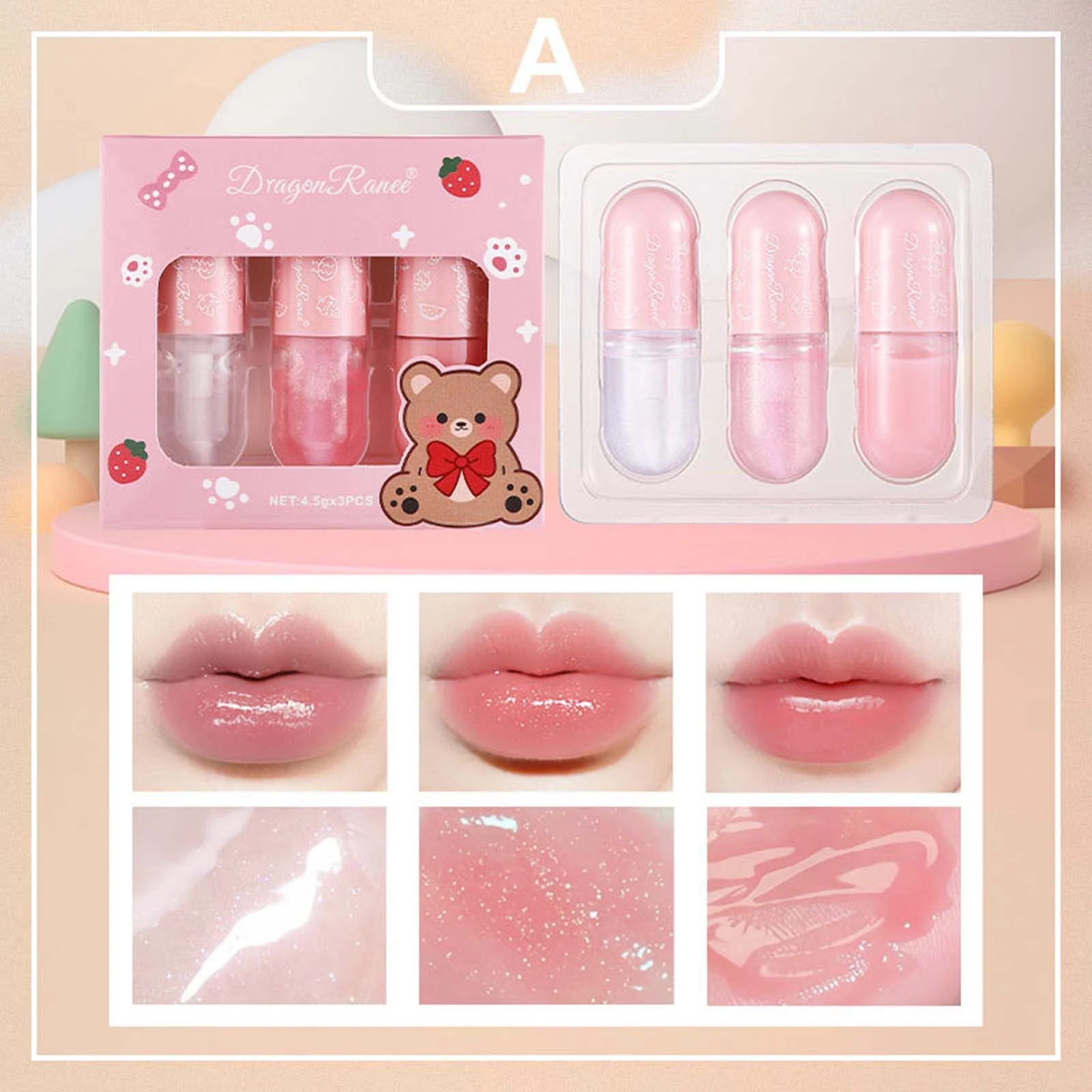 پک 3 تایی برق لب خرسی دراگون رانی کد 4847