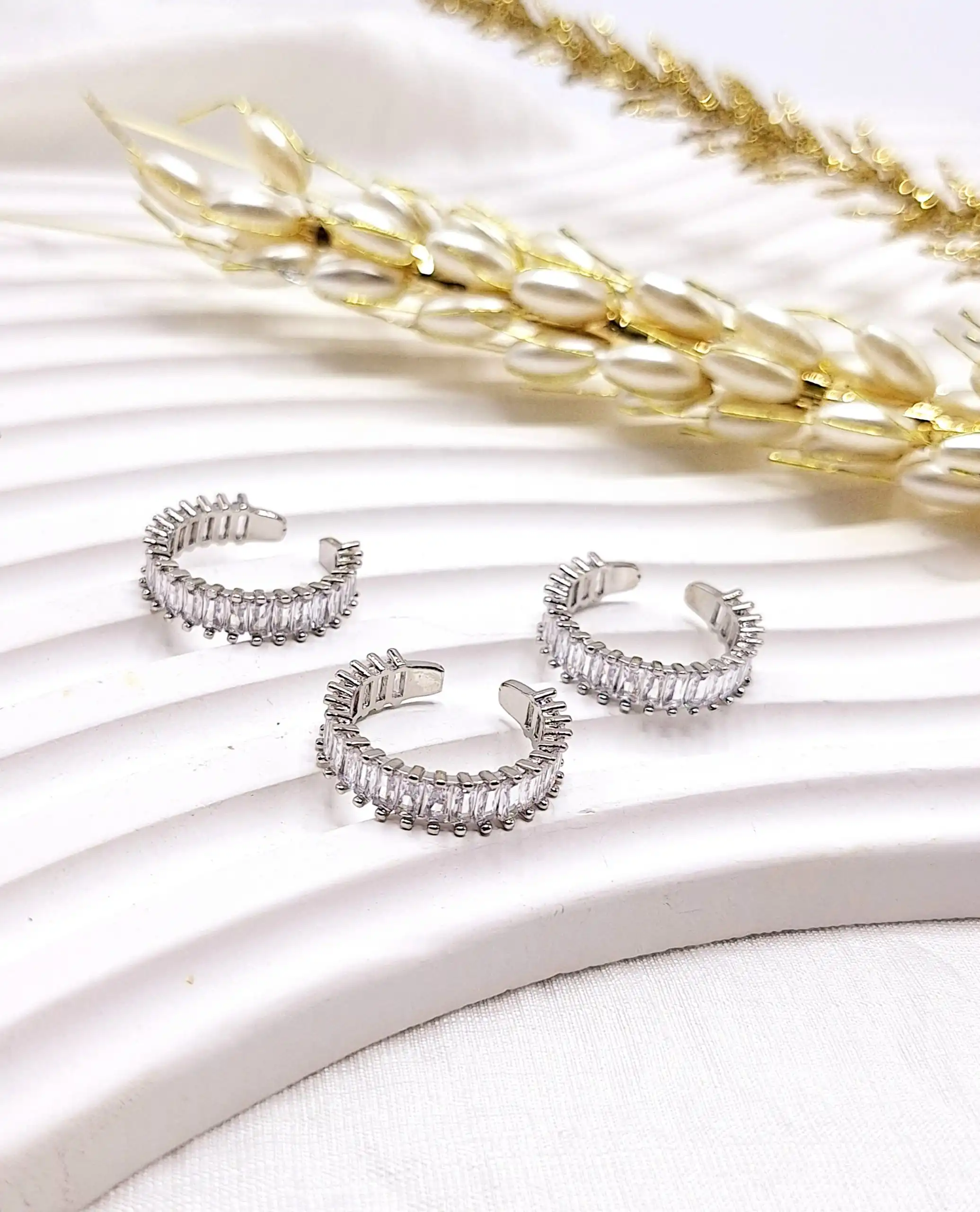 انگشتر پینترستی تنیسی نقره ای