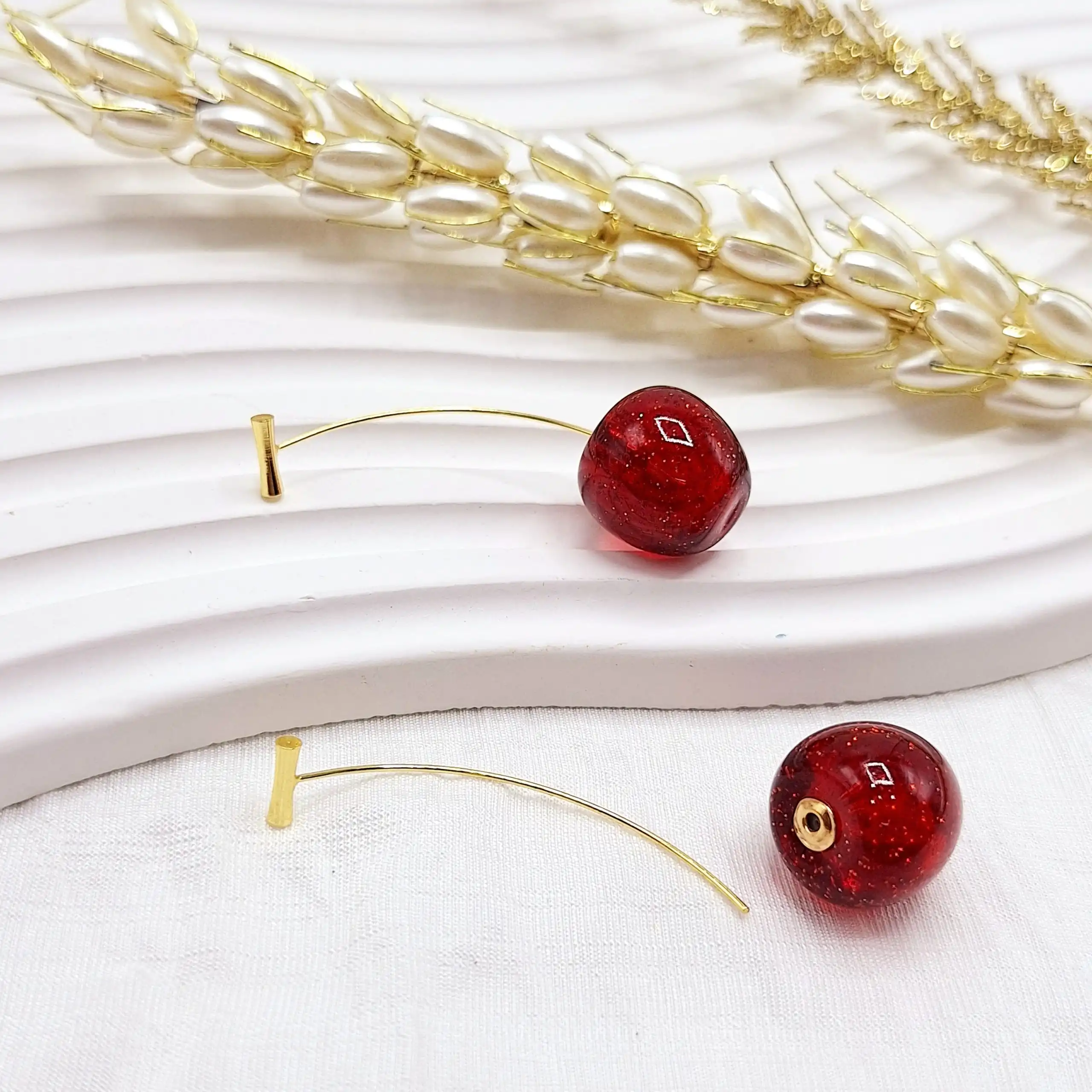 گوشواره پینترستی گیلاسی