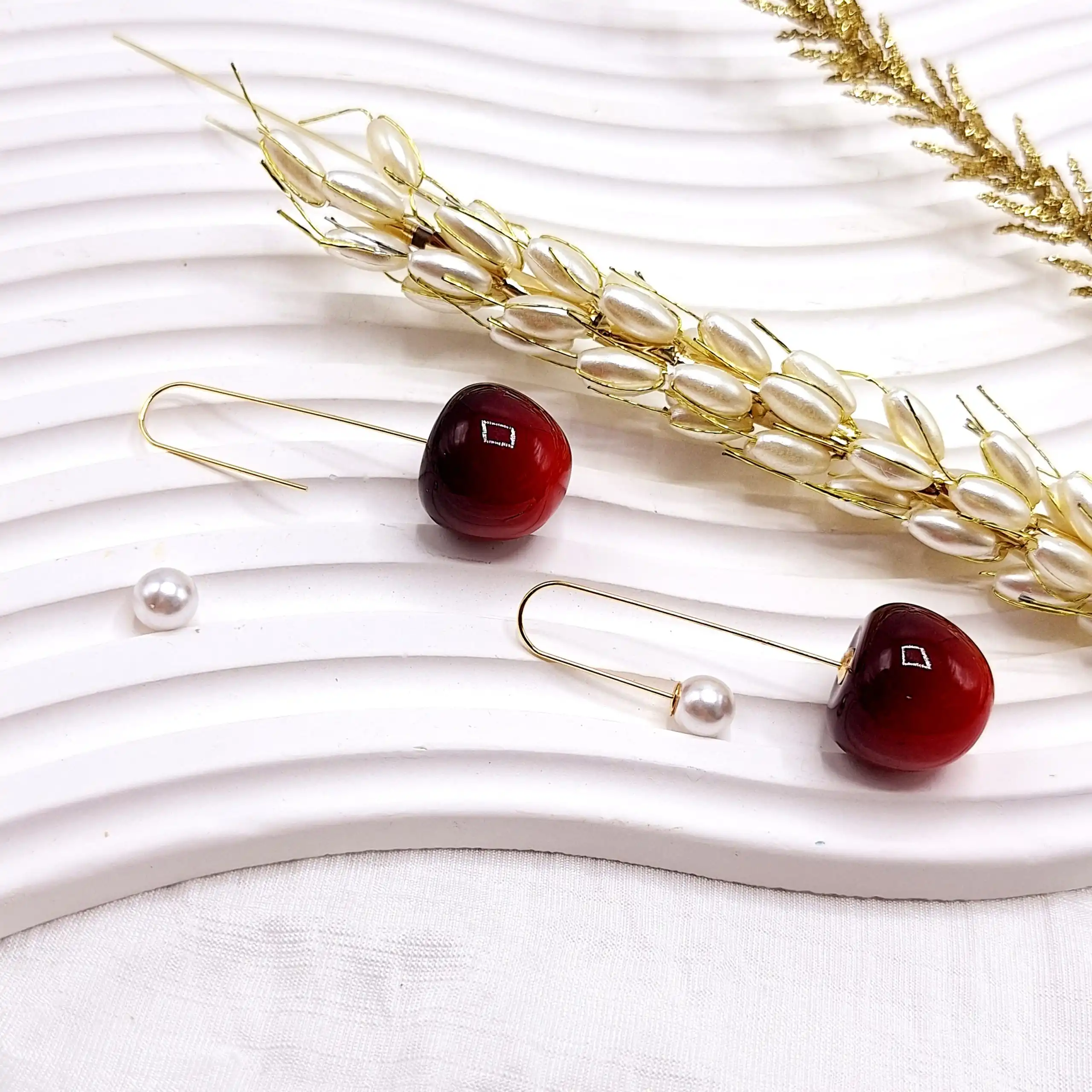 گوشواره پینترستی گیلاسی مراوریدی