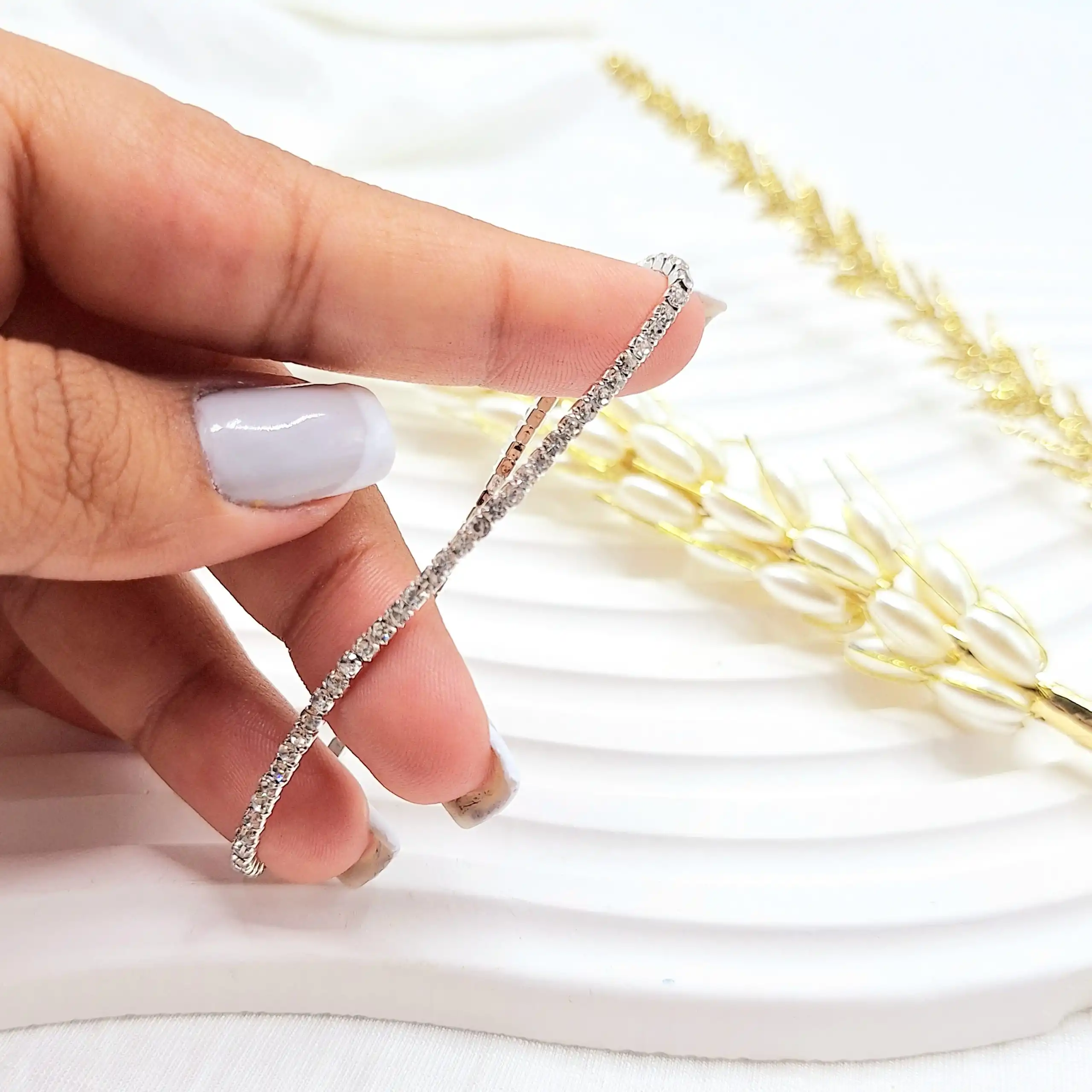 دستبند کشی فول نگین پرطرفدار