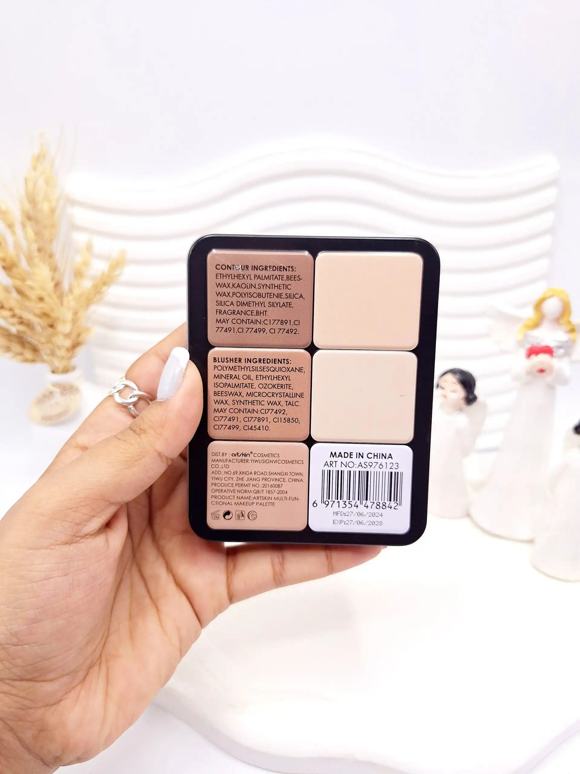 پالت کانتور و رژ گونه برند آرت اسکین کد 976123