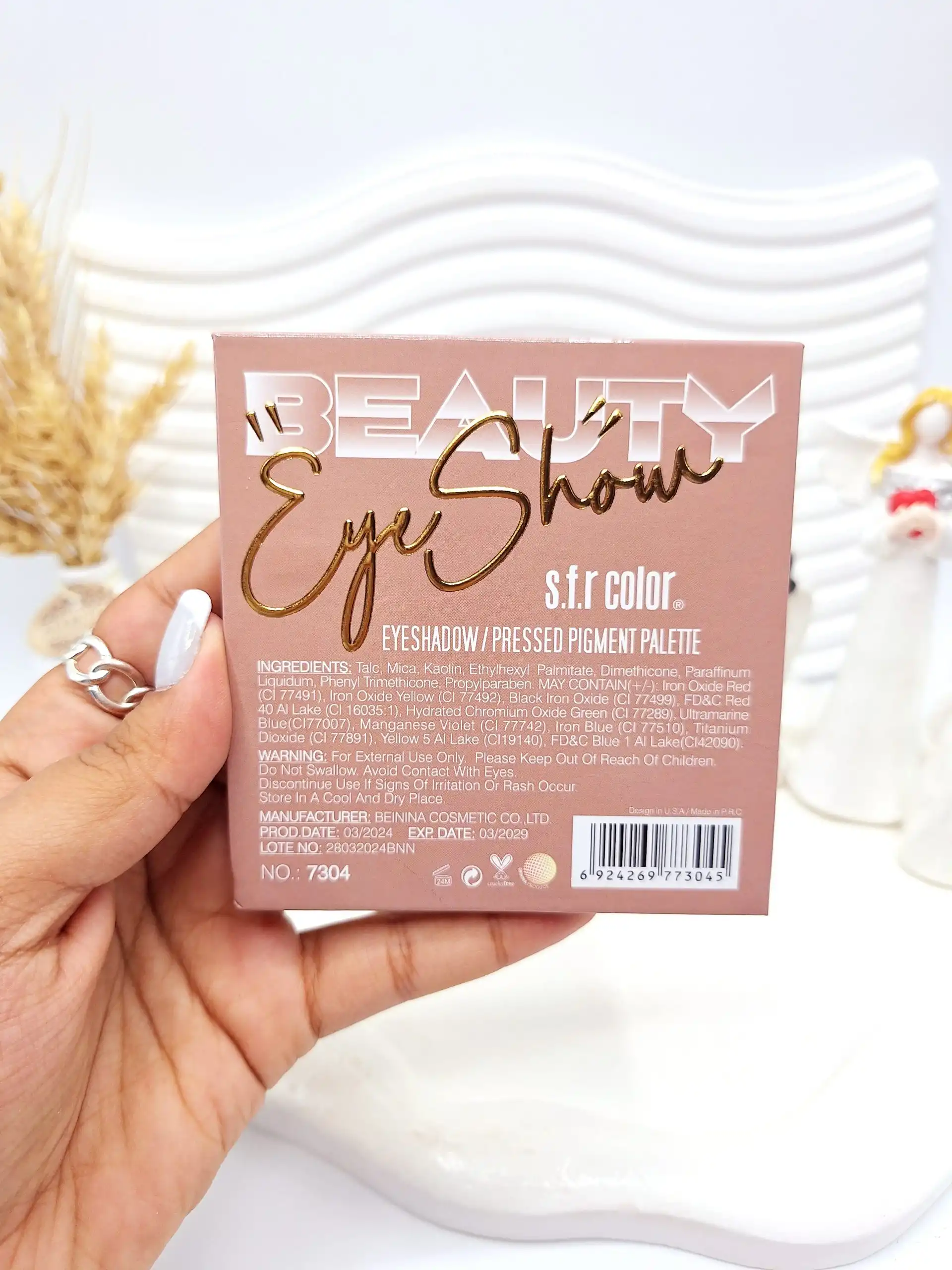 پالت سایه 9 رنگ تابستانه بیبی گرل Sfr color کد 7304