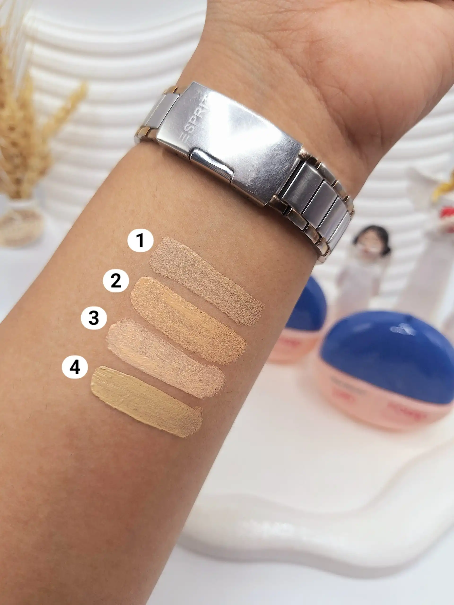 ضد آفتاب کرم پودری spf60 کیس بیوتی مدل چتر حجم 50 میل کد 68644-03