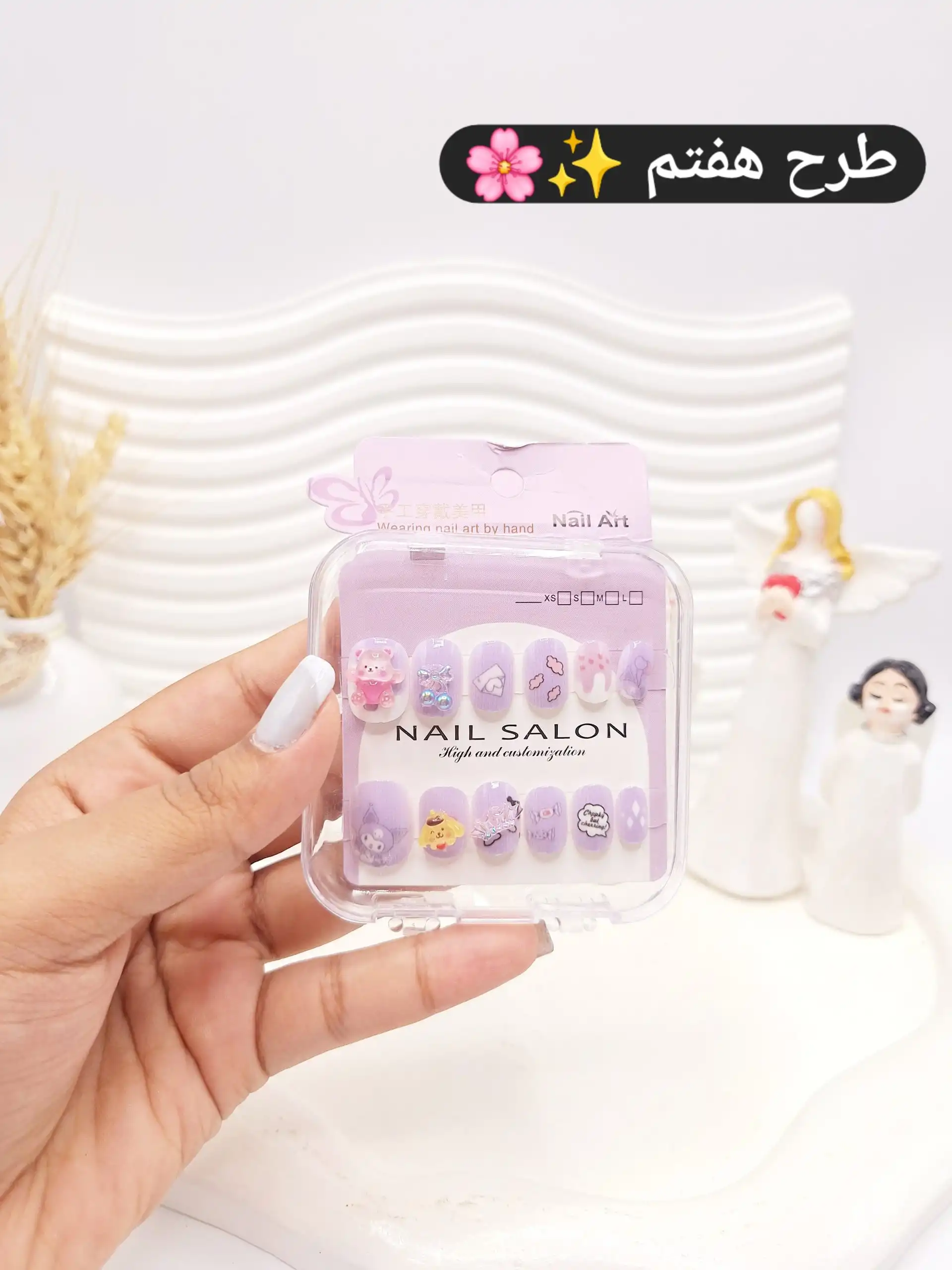 پک ناخن مصنوعی بچگانه با طرح های متنوع