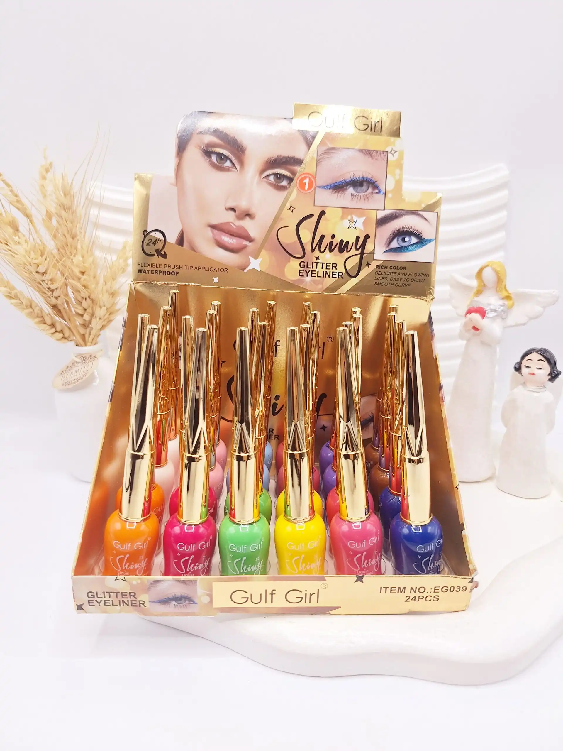 خط چشم رنگی پوکه استوانه ای Gulf Girl EG039