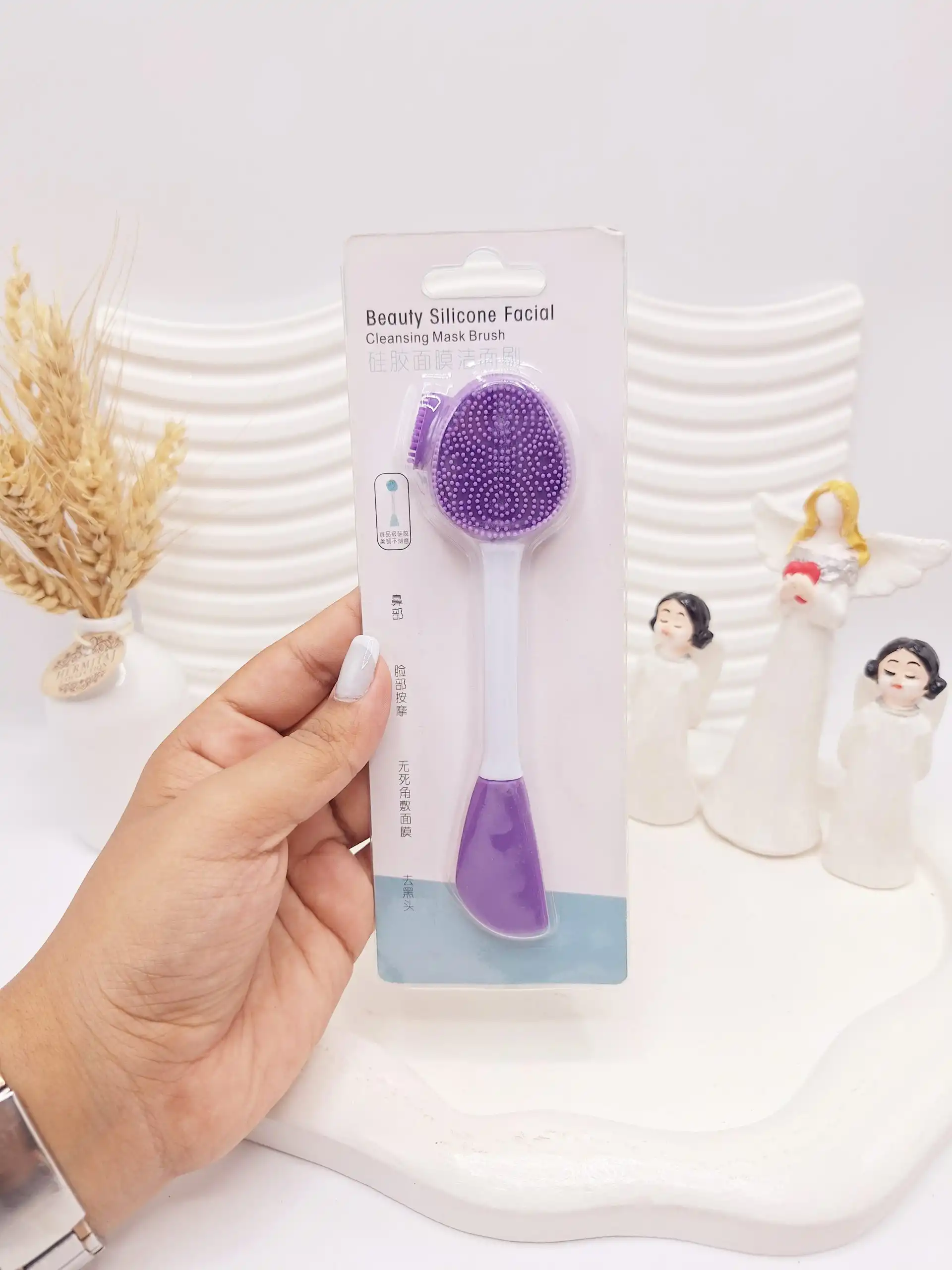 براش ماسک و فیس براش دو طرفه مدل جدید