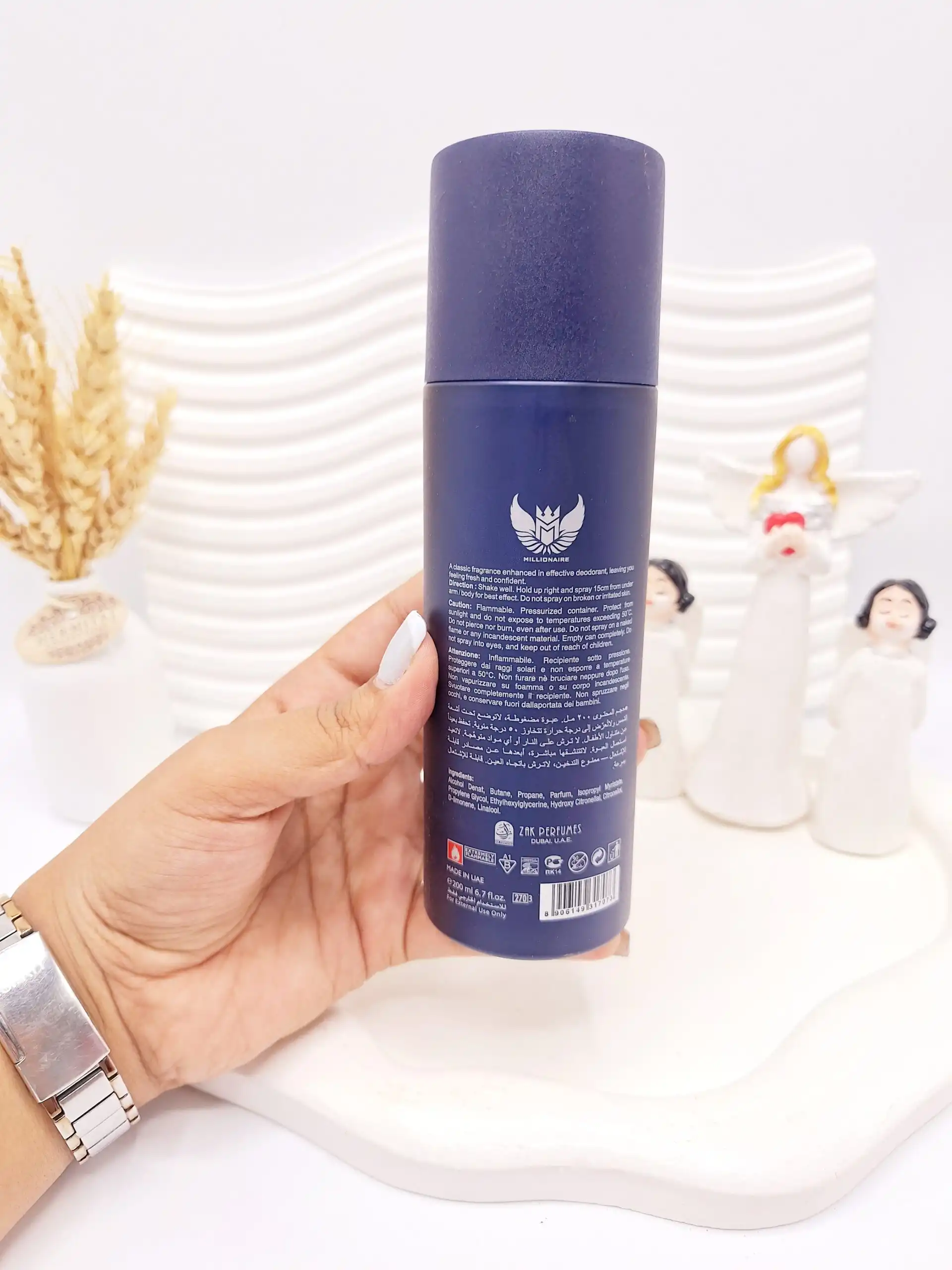 اسپری خوشبو کننده بدن مردانه BLUE CHANCE کد 7073