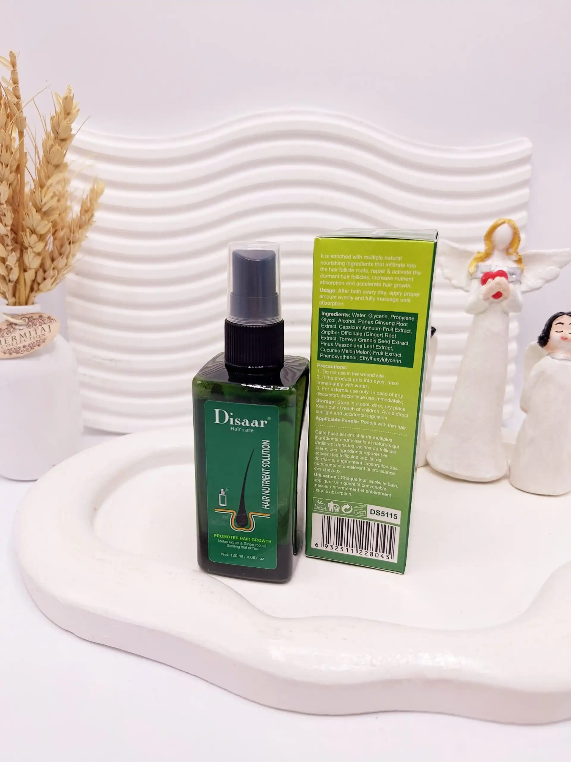 اسپری تقویت ریشه موهای آسیب دیده برند دیسار کد 8045