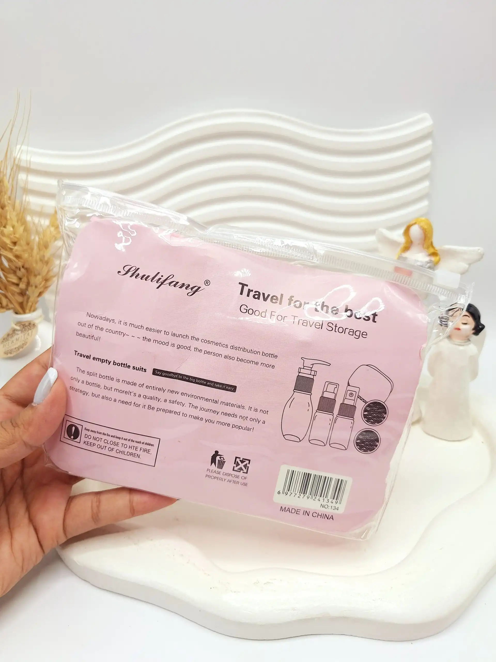 پک مسافرتی 8 تکه Thalifang کد 1349