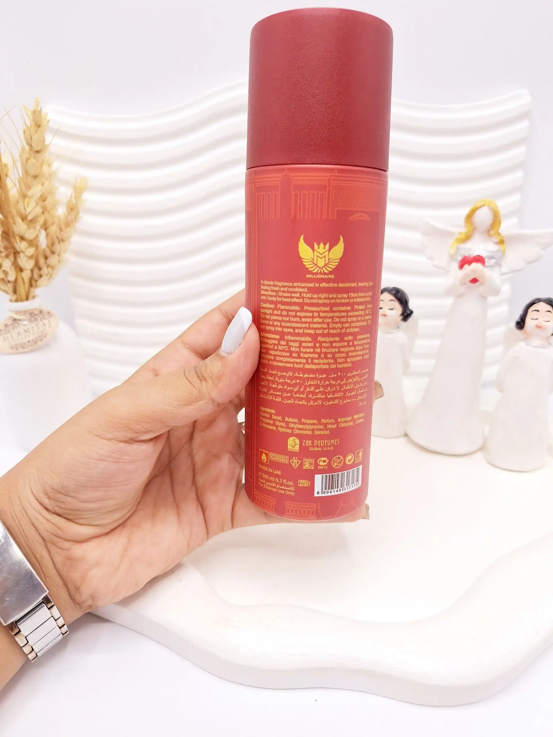 اسپری خوشبو کننده بدن زنانه Rouge De Baraka کد 7172