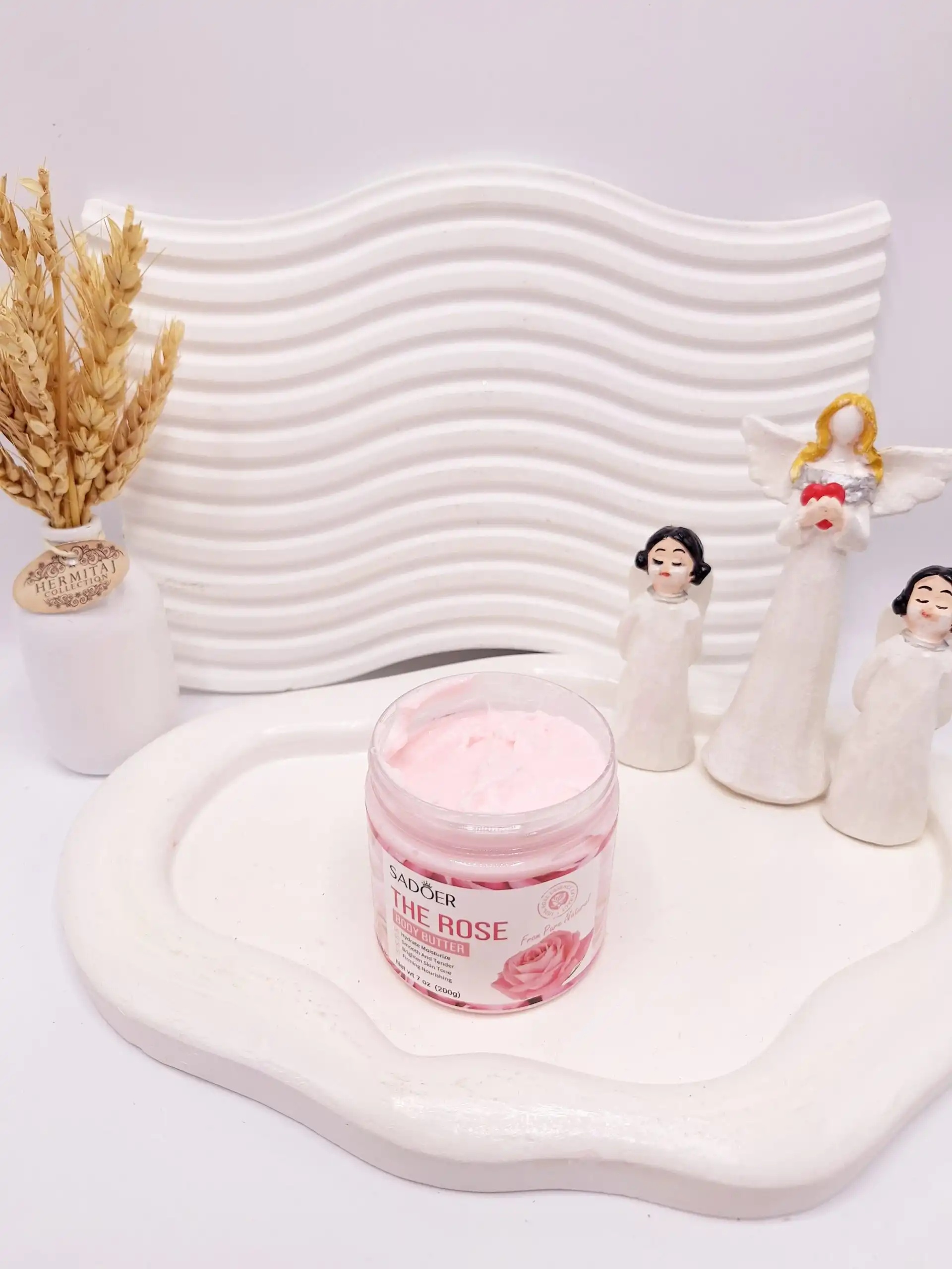 کره بدن رایحه گل رز 200 گرم سادور کد 8014