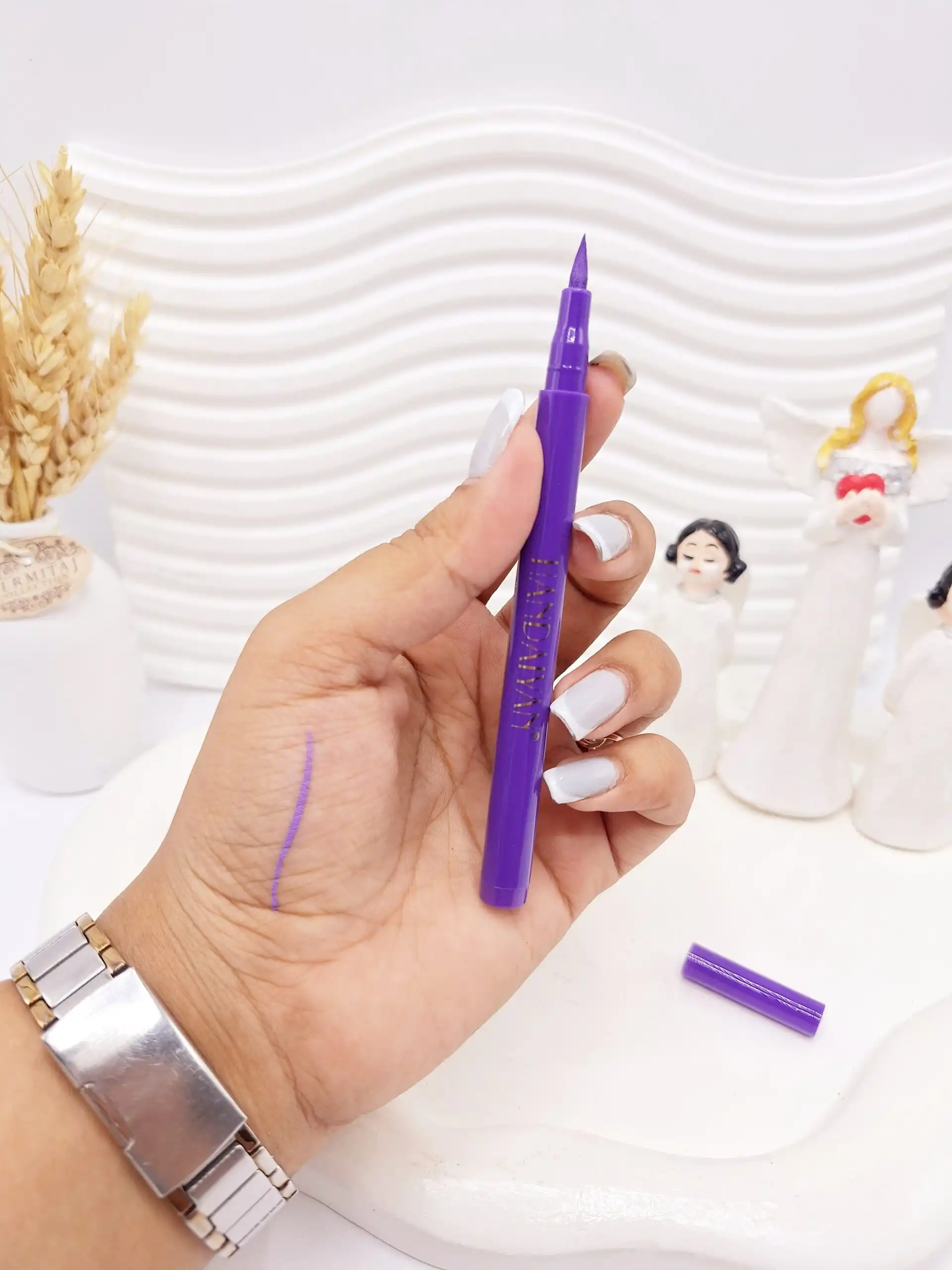 پک 12 تایی خط چشم ماژیکی رنگی هندیان کد 0749