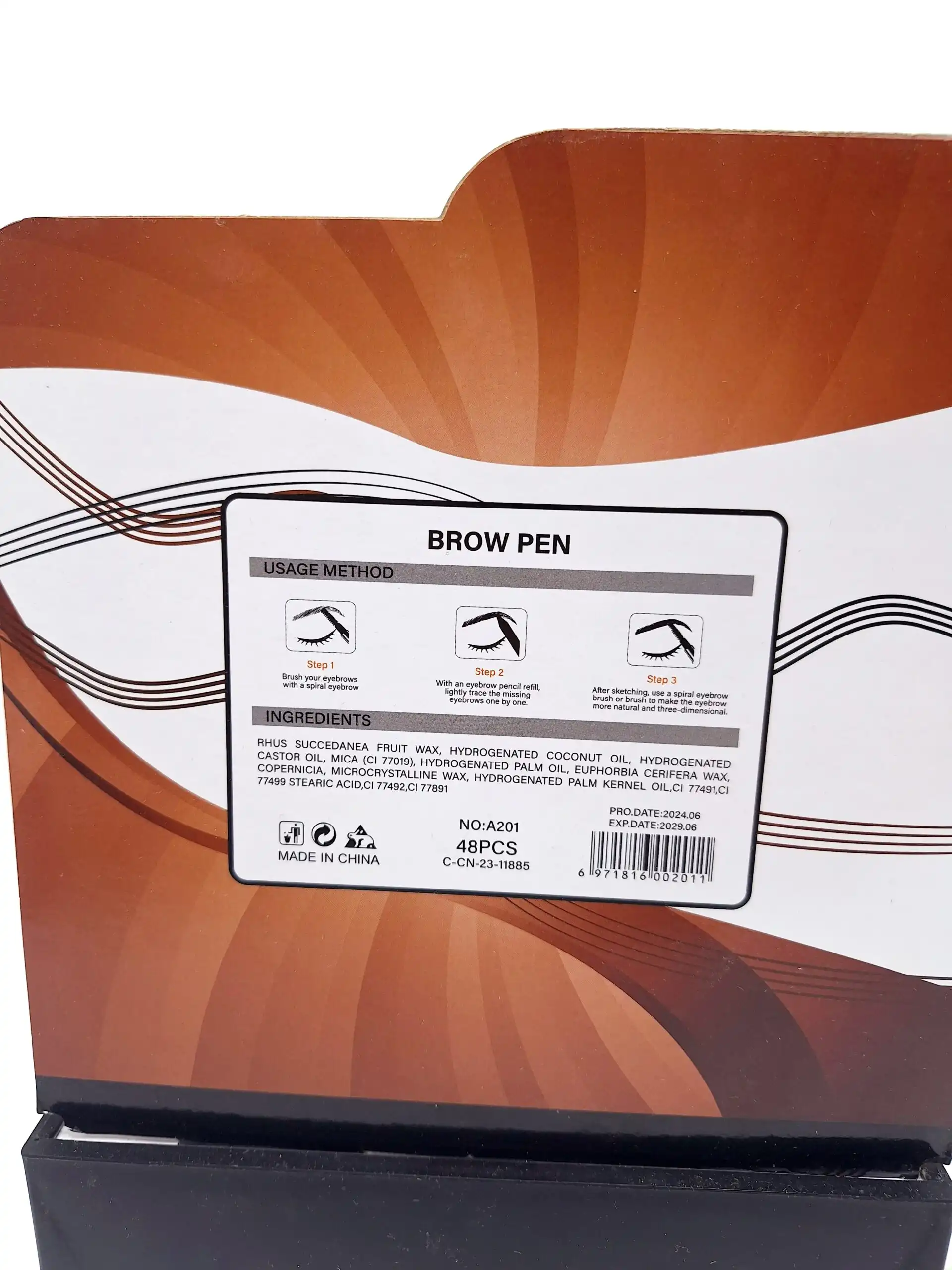 هاشور ابرو گلدن رز ضد آب کد A201