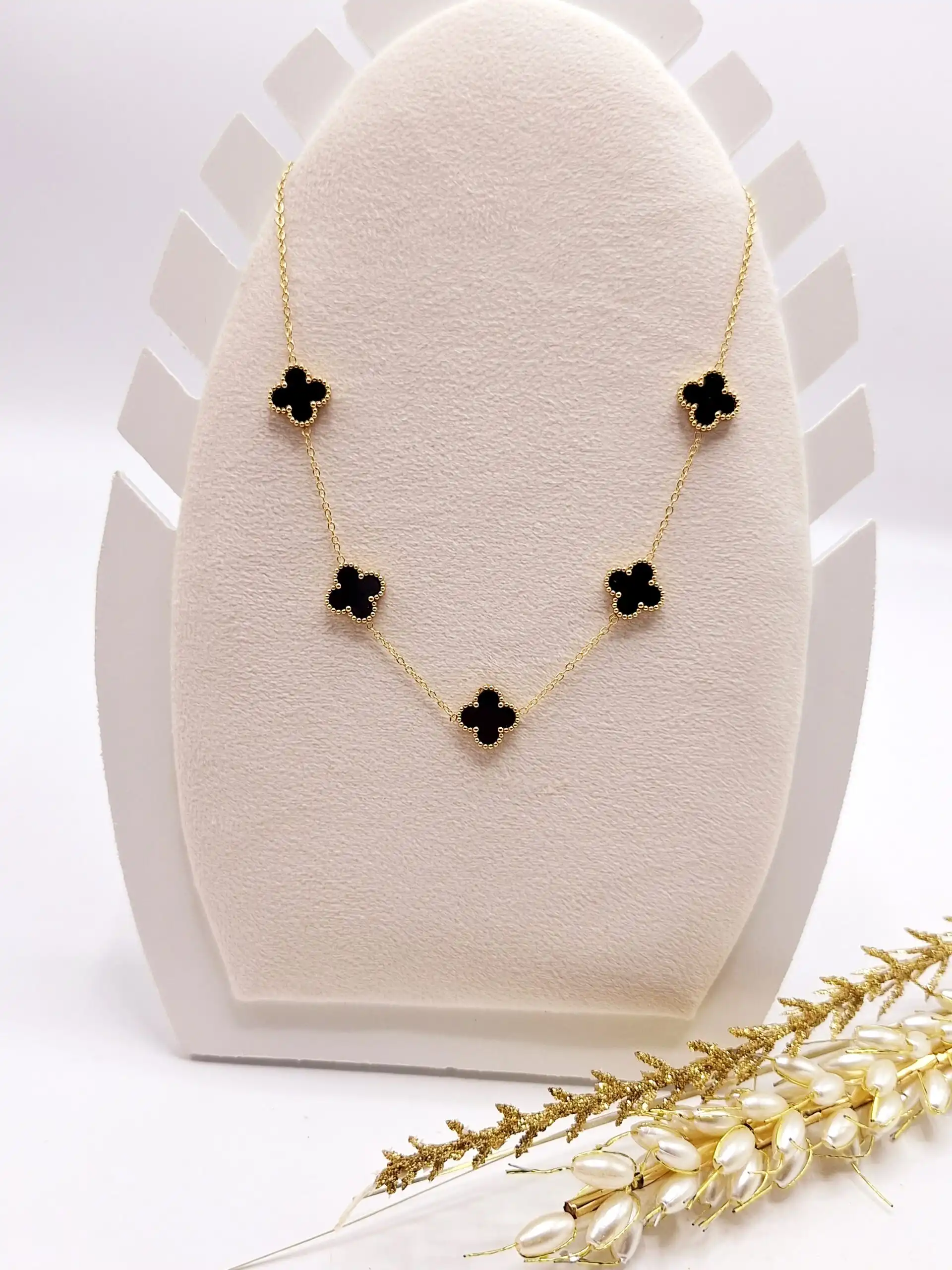 نیم ست کامل ونکلیف رنگ طلایی