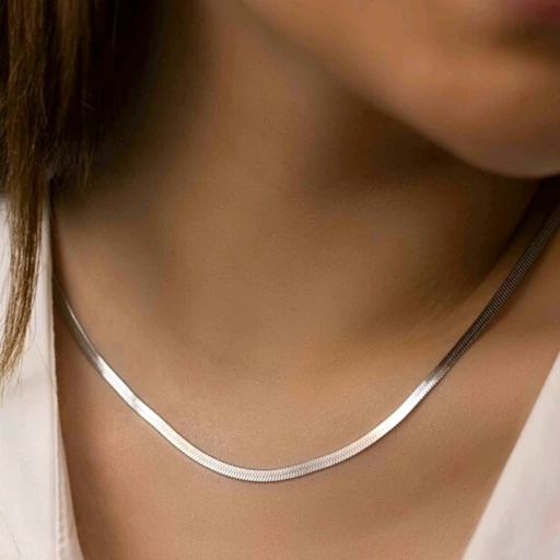 گردنبند ماری 3 میل استیل