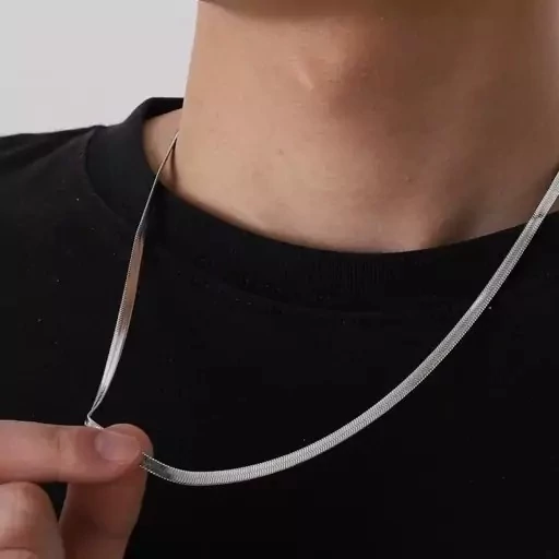 گردنبند ماری 4 میل استیل