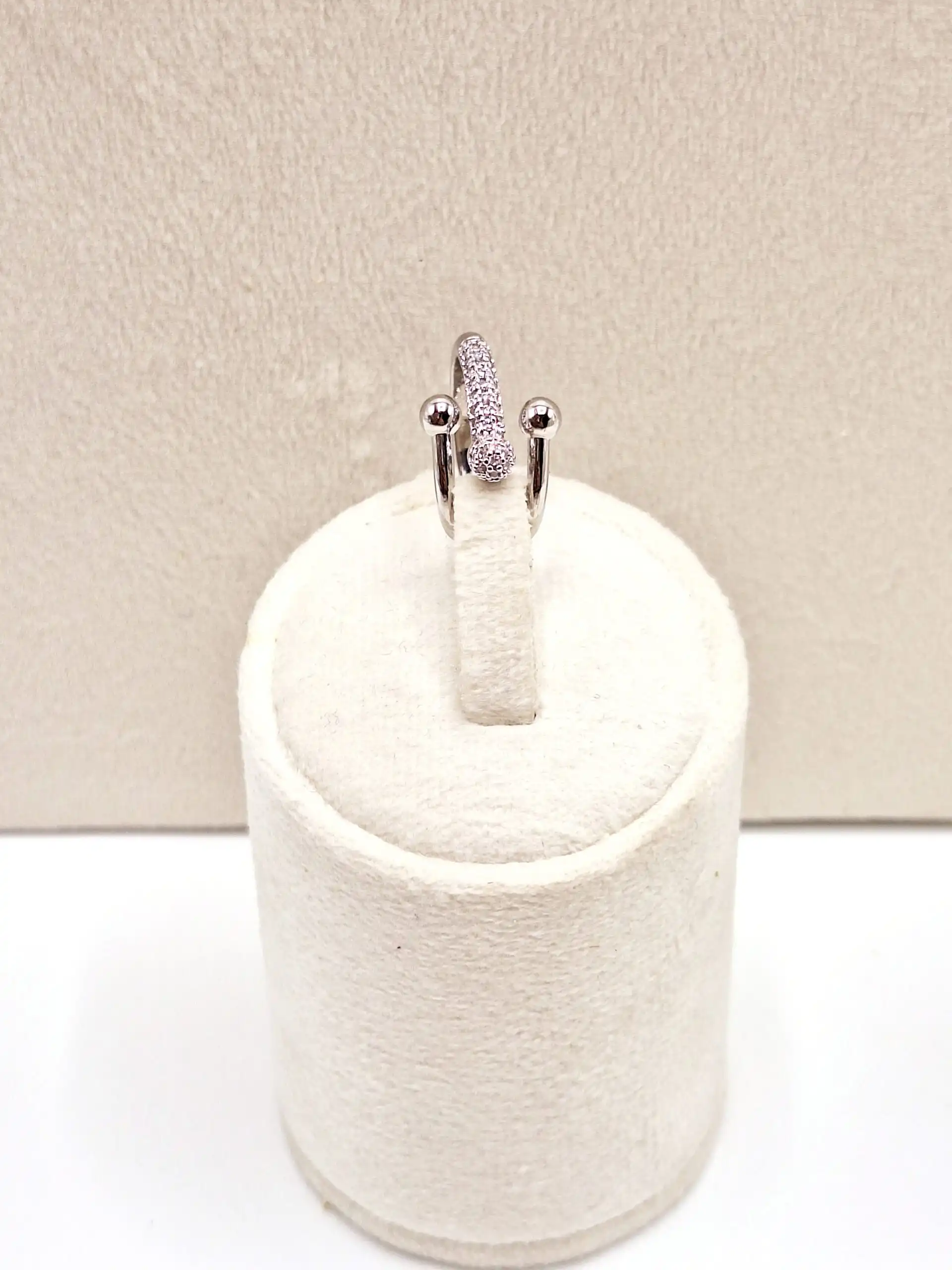 انگشتر تیفانی طرح مینیمال فری سایز