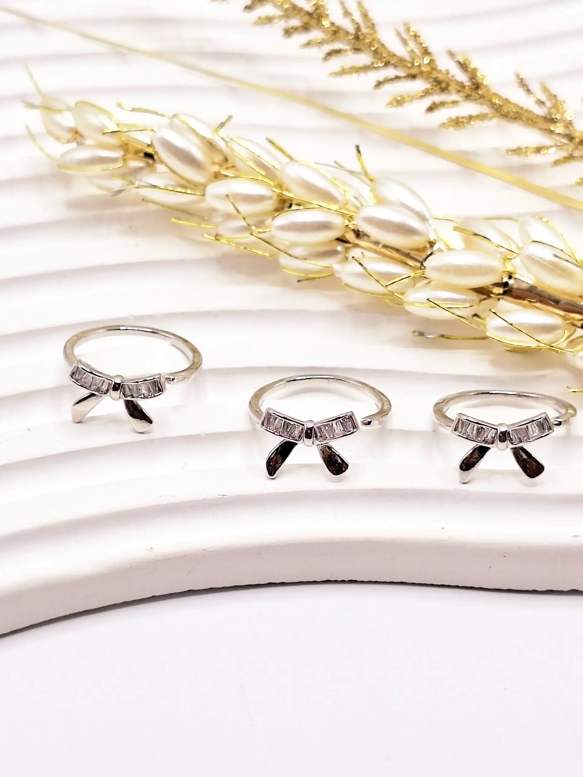 انگشتر تنیسی طرح پاپیون فری سایز