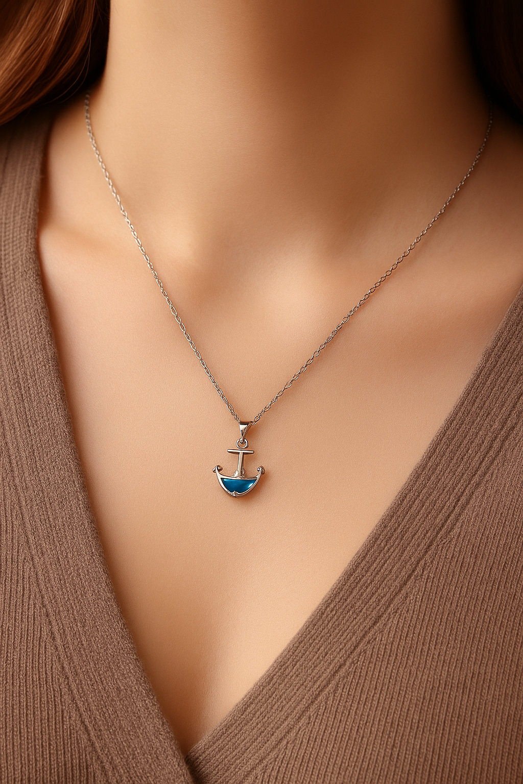 گردنبند لنگر دریا استیل