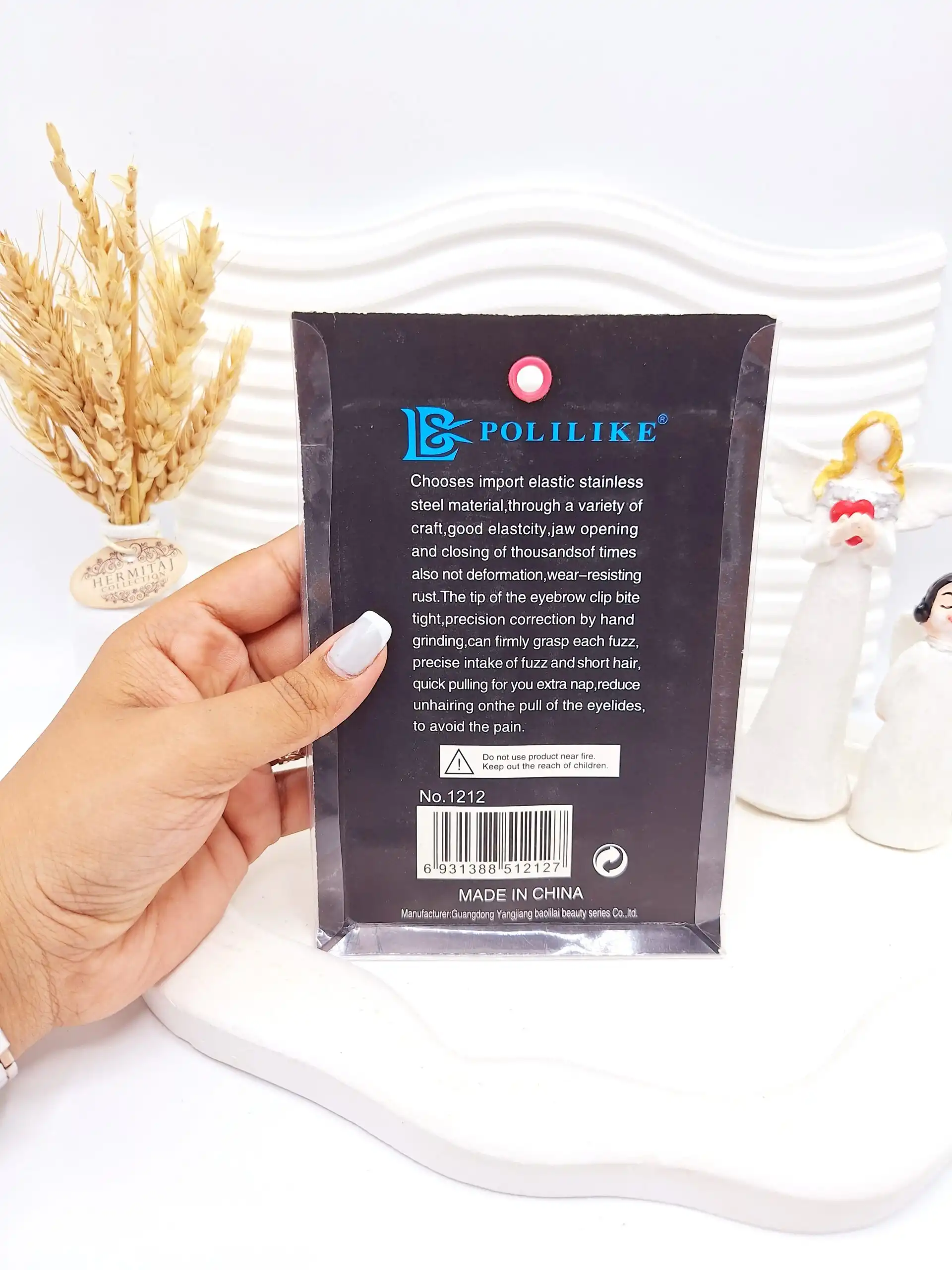 موچین ساده دکمه رنگی