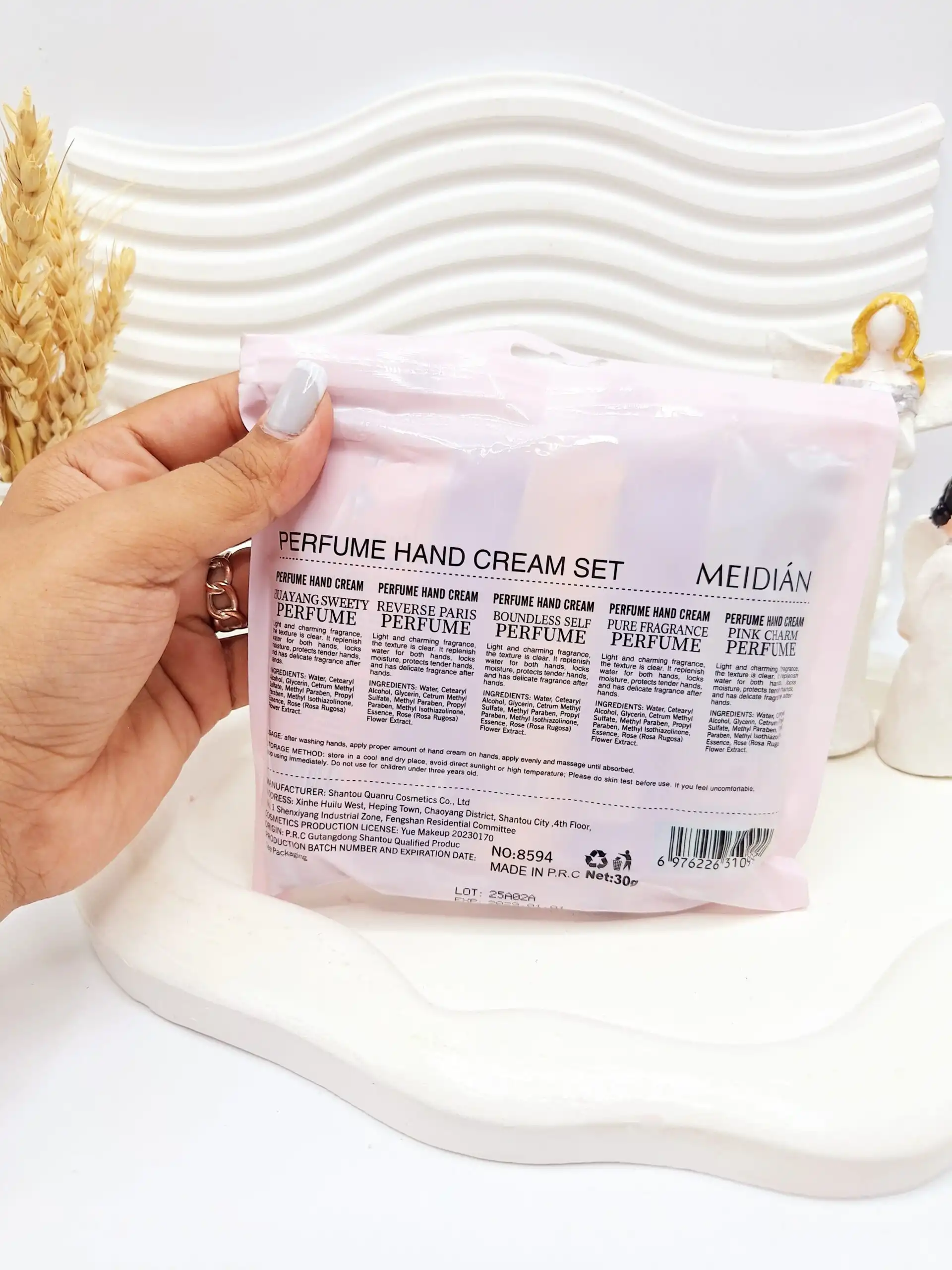 کرم دست رایحه ادکلنی MEIDIAN کد 8594