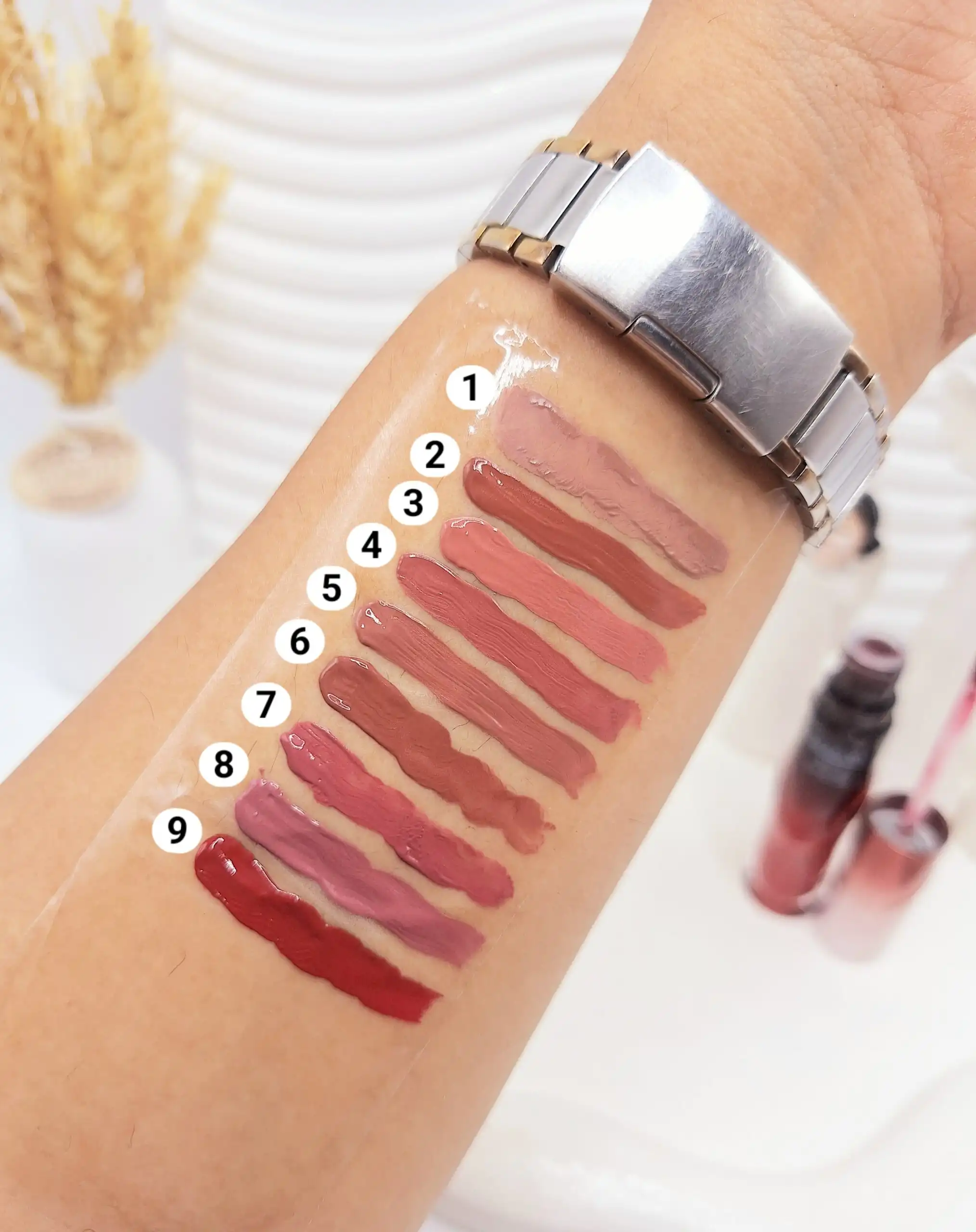 پک رژ مایع 9 تایی جذاب و خوش رنگ برند QEARLYA کد 7198